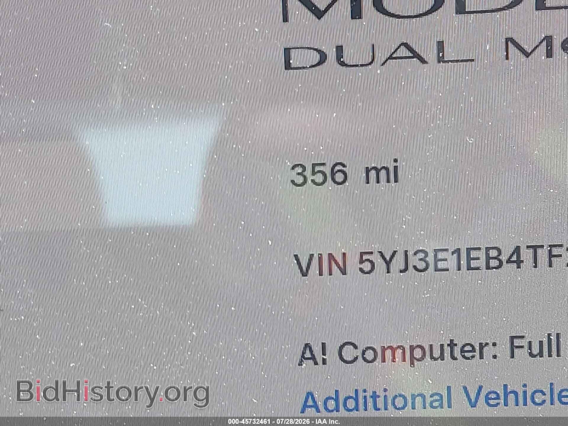 2026 TESLA MODEL 3 - VIN: 5YJ3E1EB4TF206765 - Фото 13