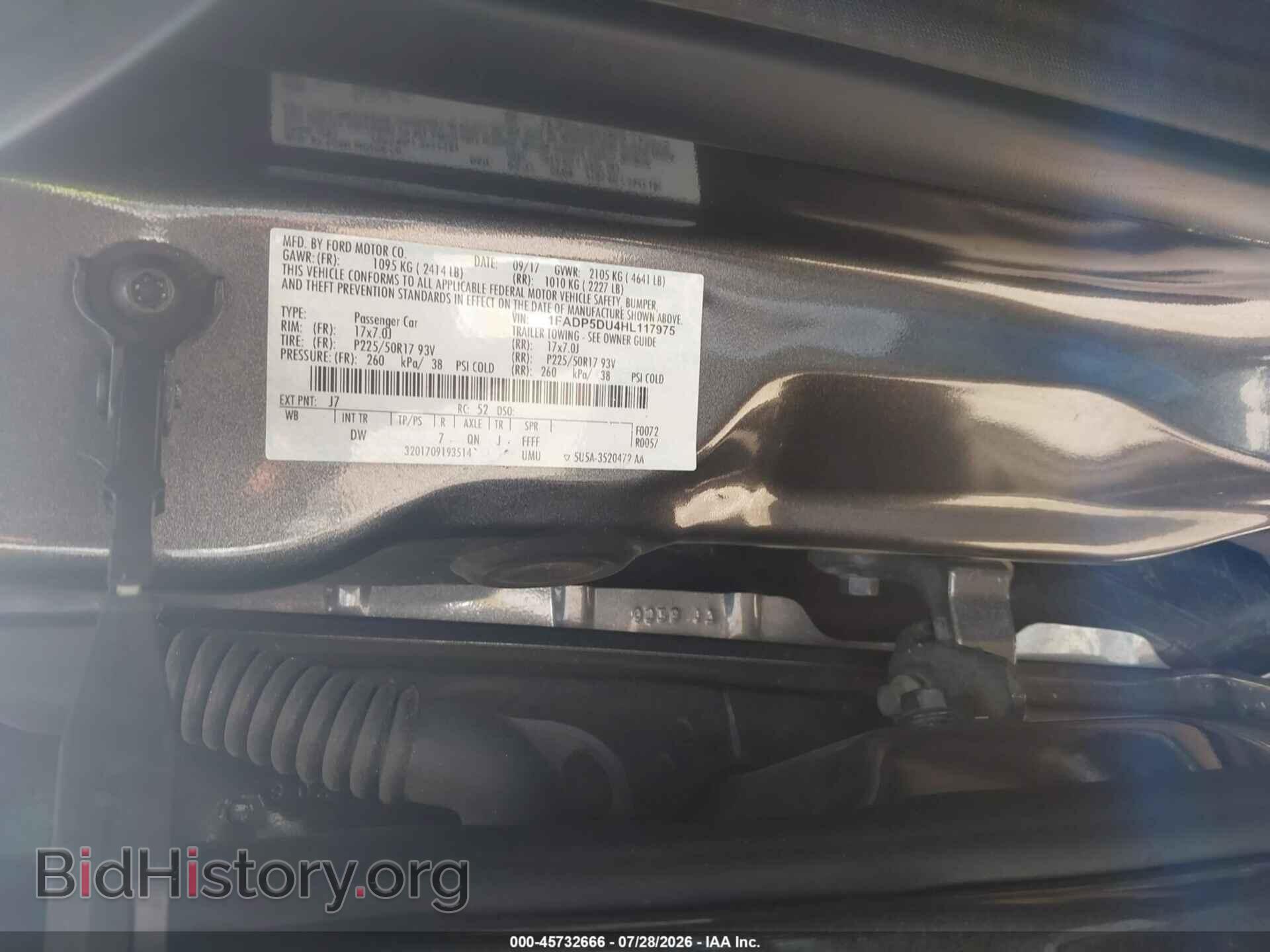 2017 FORD C-MAX HYBRID - VIN: 1FADP5DU4HL117975 - Фото 9