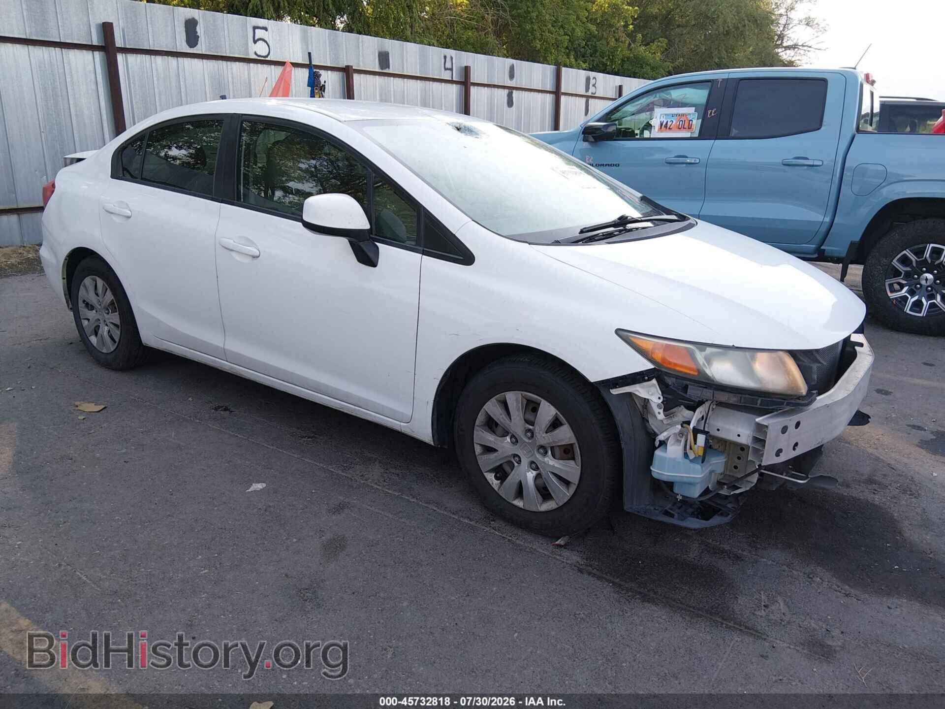 Фотография 2HGFB2F57CH324017 - HONDA CIVIC 2012