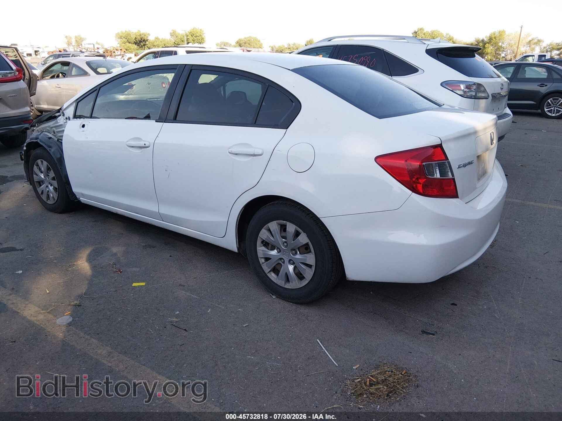2012 HONDA CIVIC - VIN: 2HGFB2F57CH324017 - Photo 3