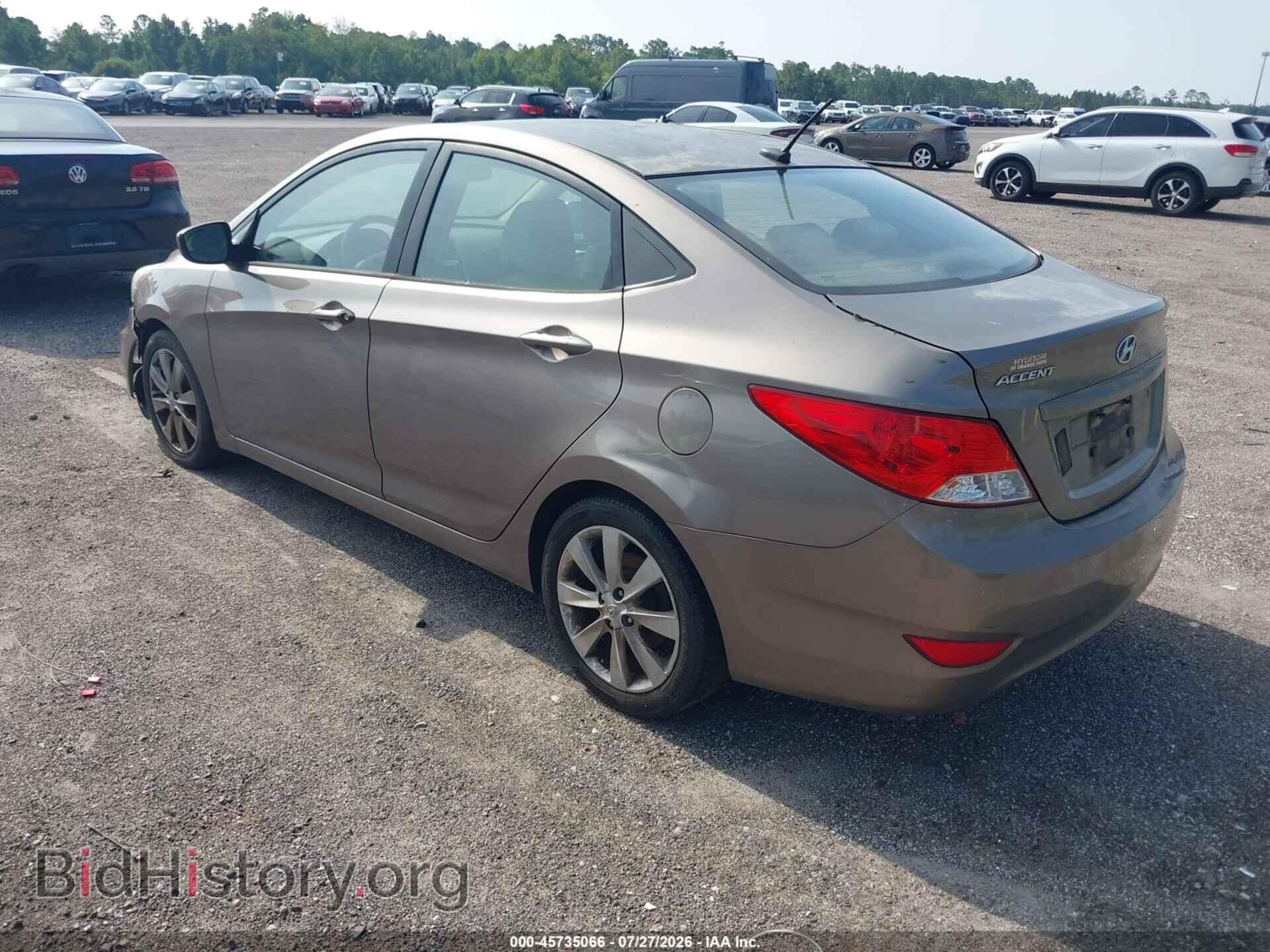 2012 HYUNDAI ACCENT - VIN: KMHCU4AE0CU196453 - Фото 3