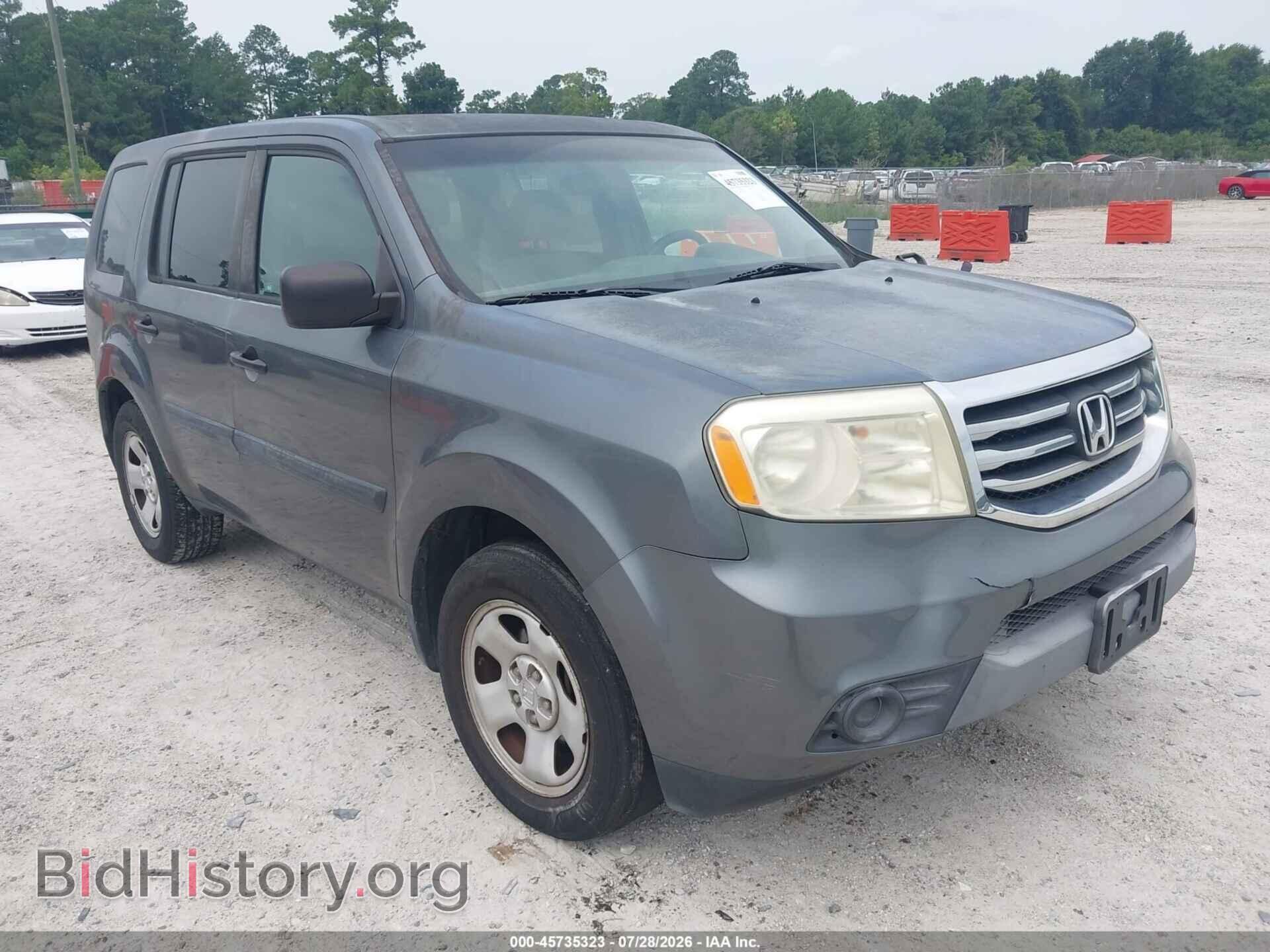 Photo 5FNYF4H24CB056849 - HONDA PILOT 2012