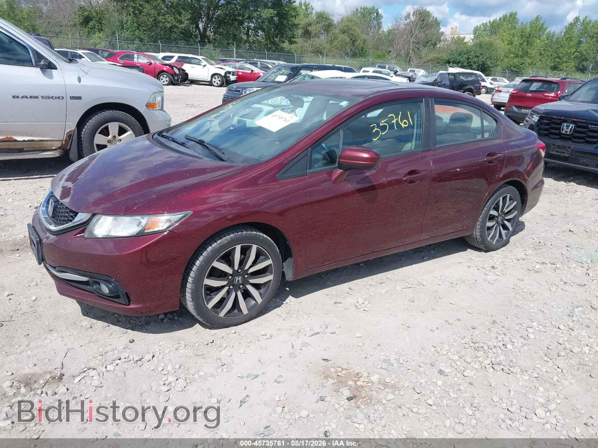 2014 HONDA CIVIC - VIN: 19XFB2F92EE023624 - Фото 2