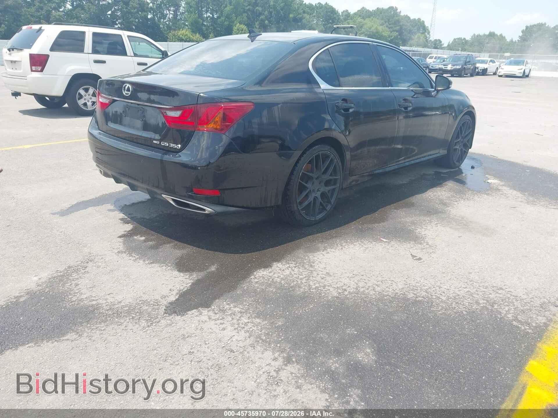 2014 LEXUS GS 350 - VIN: JTHCE1BL3E5025138 - Фото 4