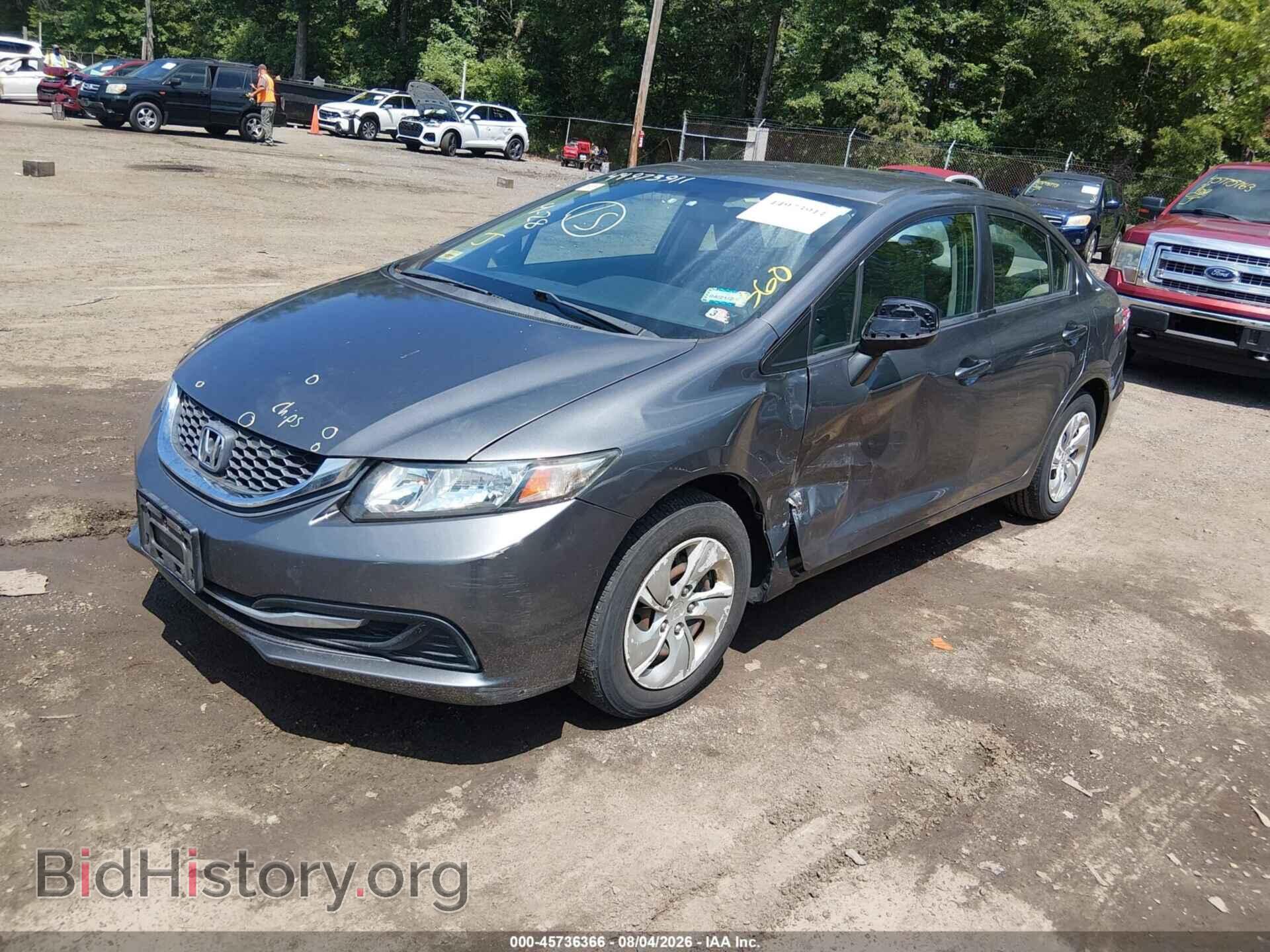2013 HONDA CIVIC - VIN: 19XFB2F54DE070858 - Фото 2