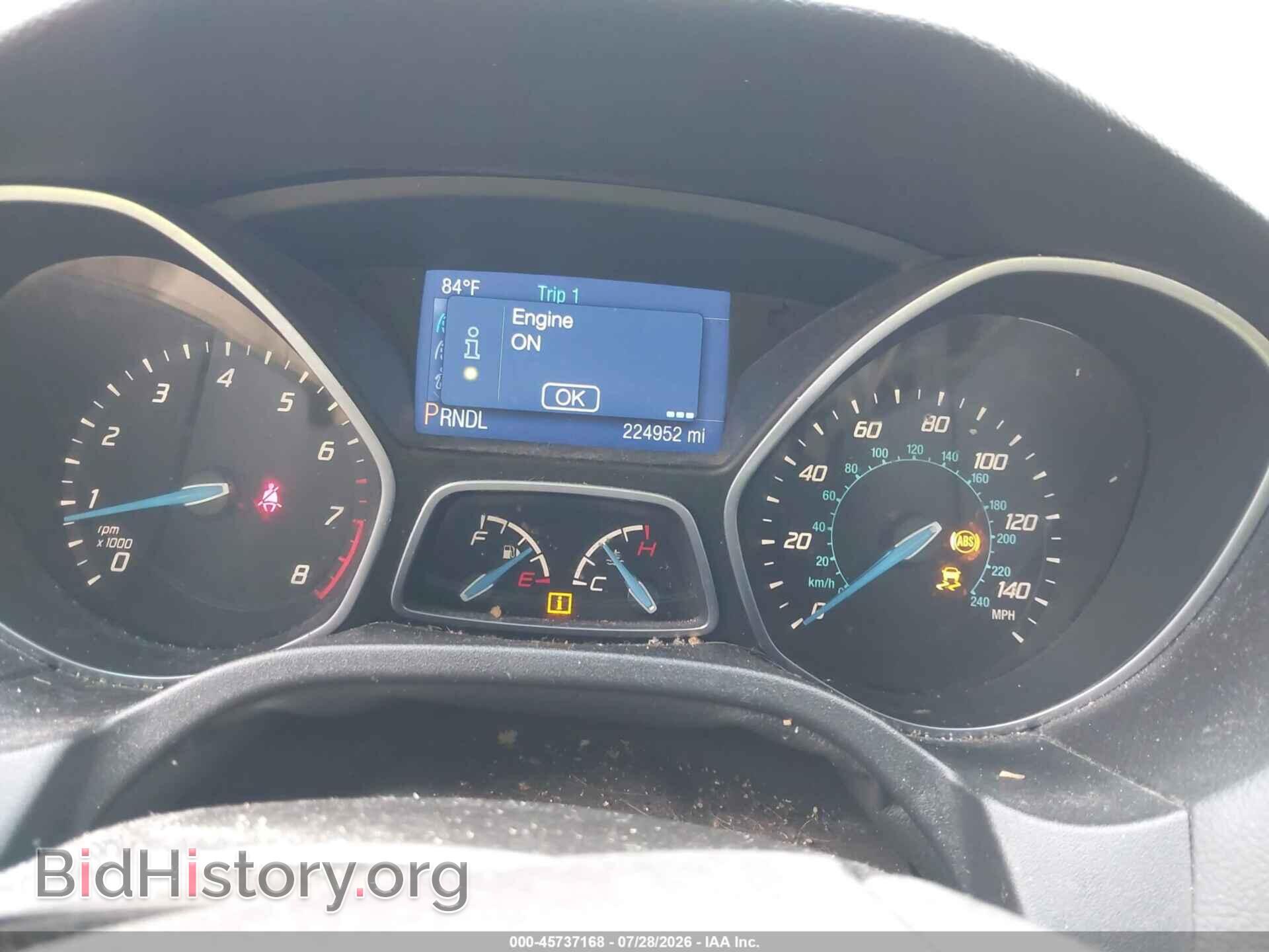 2014 FORD FOCUS - VIN: 1FADP3F28EL260861 - Фото 7
