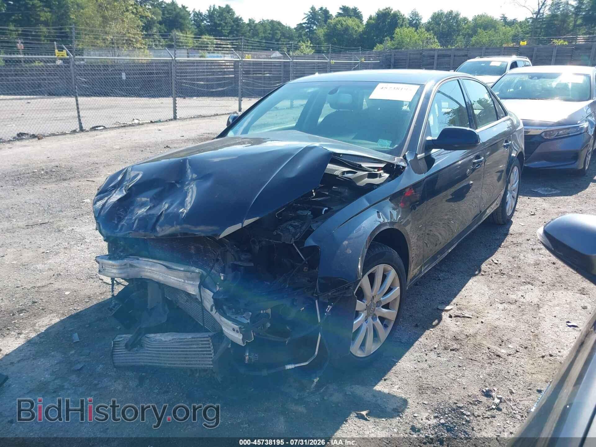 2012 AUDI A4 - VIN: WAUBFAFL0CA116485 - Photo 2