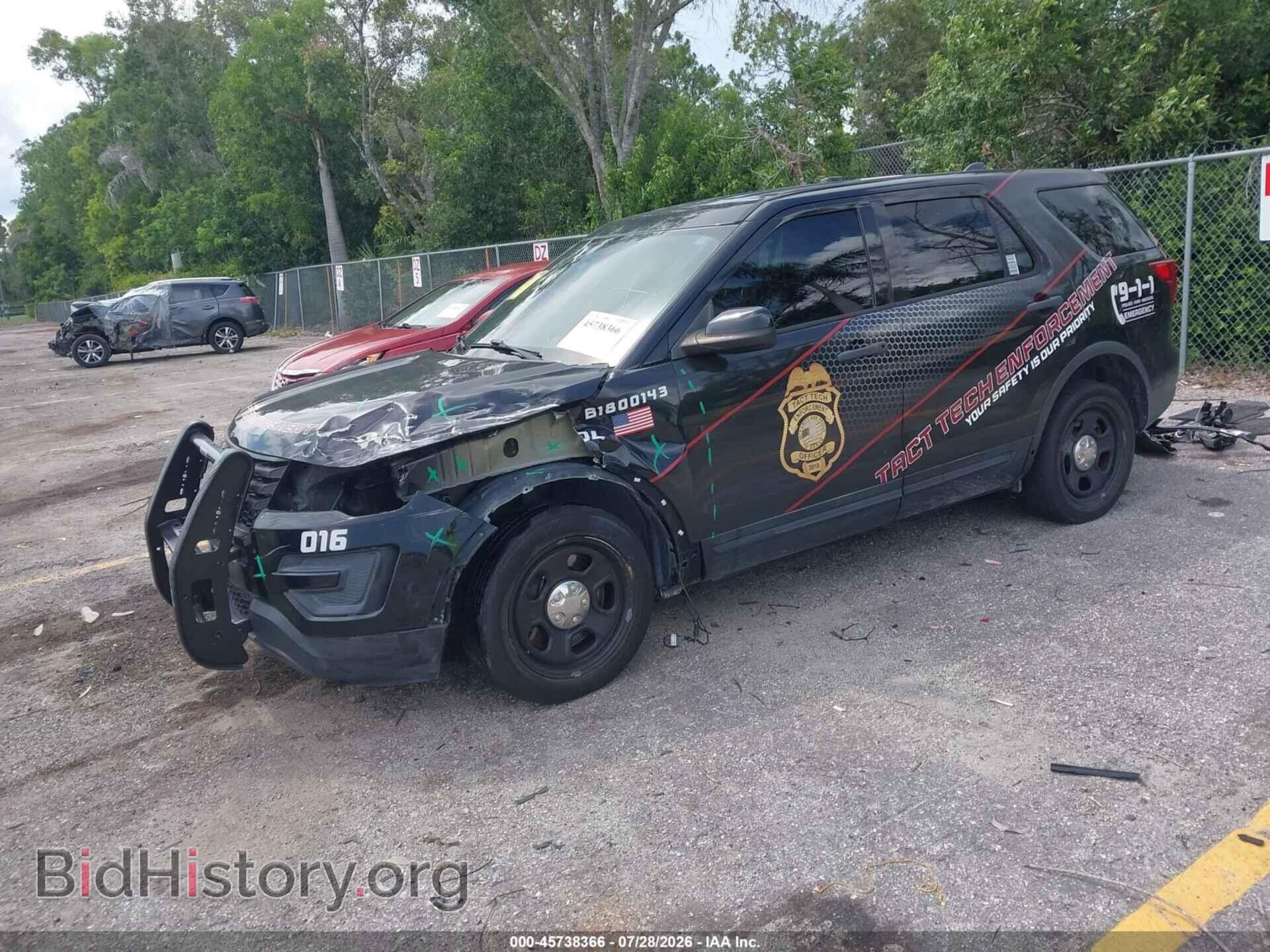 2018 FORD POLICE INTERCEPTOR UTILITY - VIN: 1FM5K8AR8JGB58814 - Фото 2