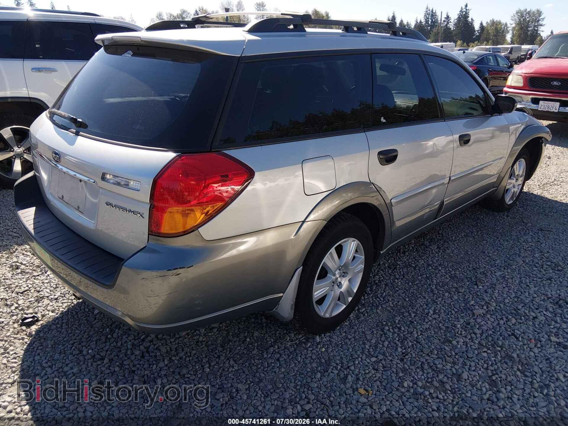 2005 SUBARU OUTBACK - VIN: 4S4BP61C357379957 - Фото 4