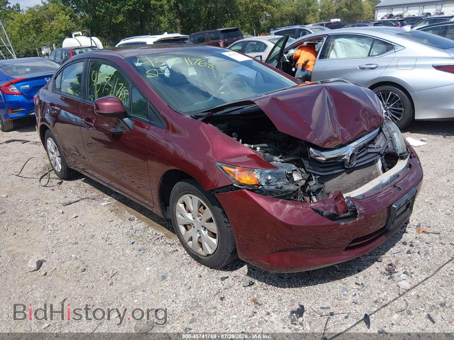 Фотография 19XFB2F54CE302048 - HONDA CIVIC 2012
