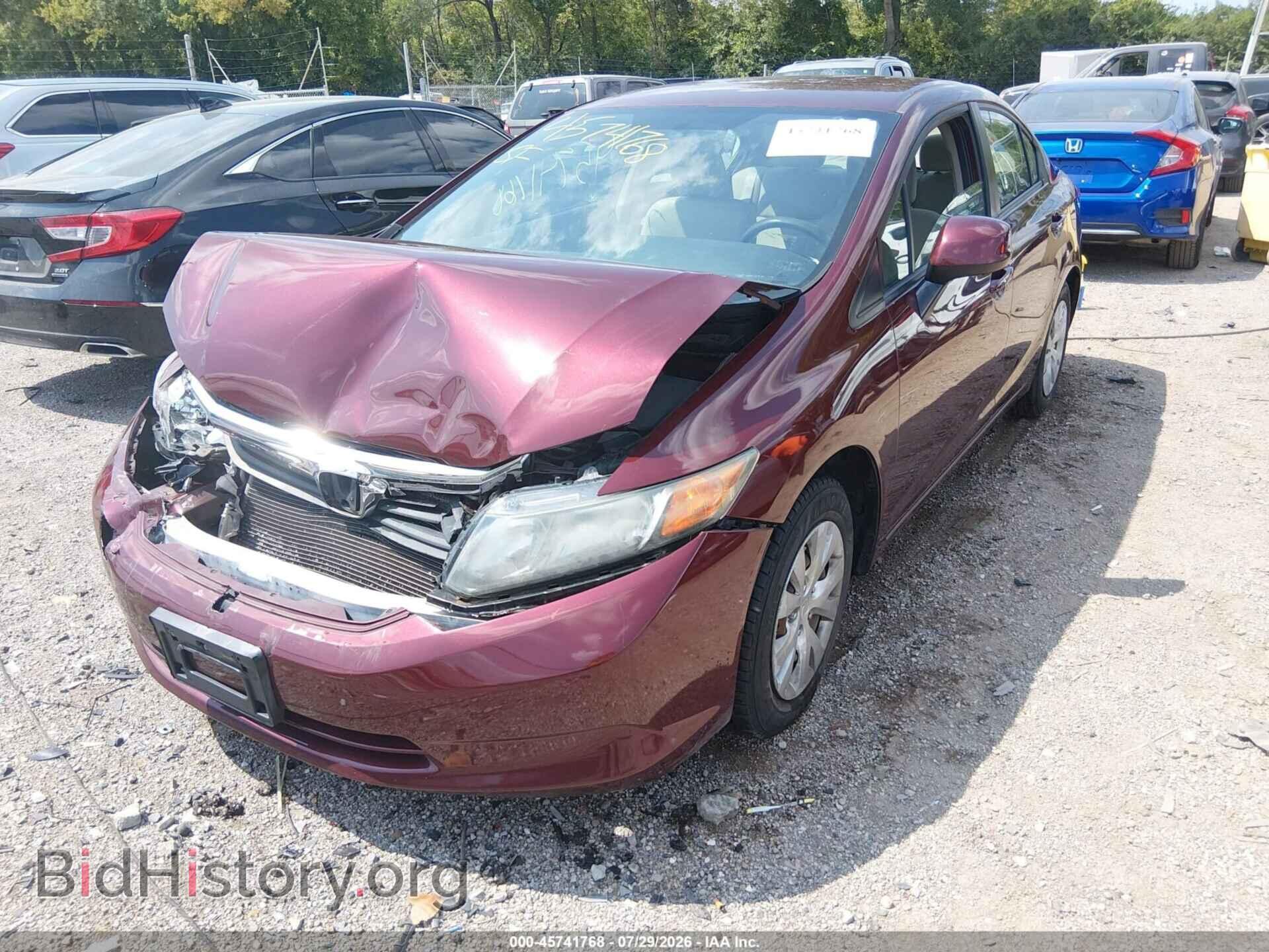 2012 HONDA CIVIC - VIN: 19XFB2F54CE302048 - Фото 2