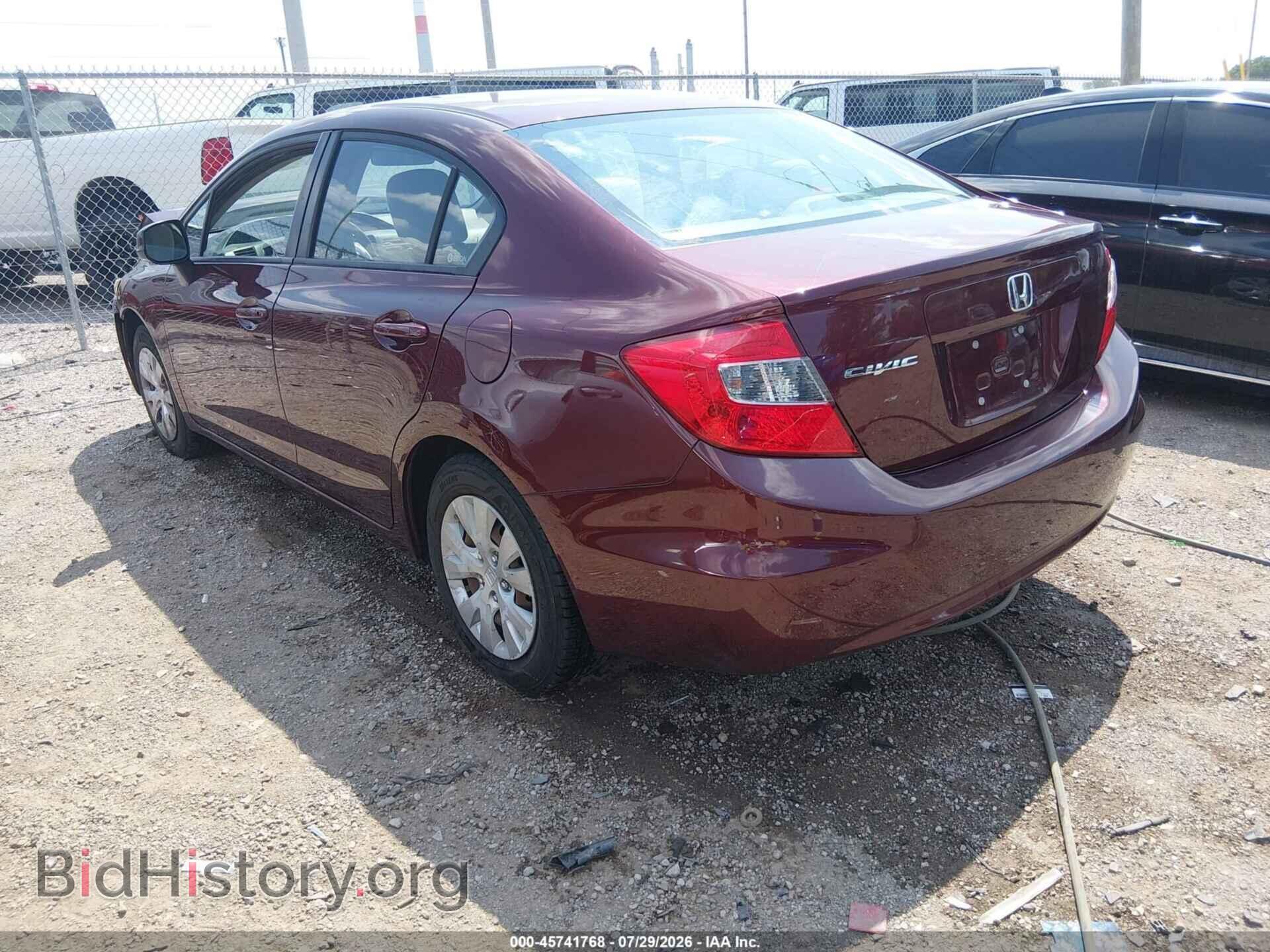 2012 HONDA CIVIC - VIN: 19XFB2F54CE302048 - Фото 3