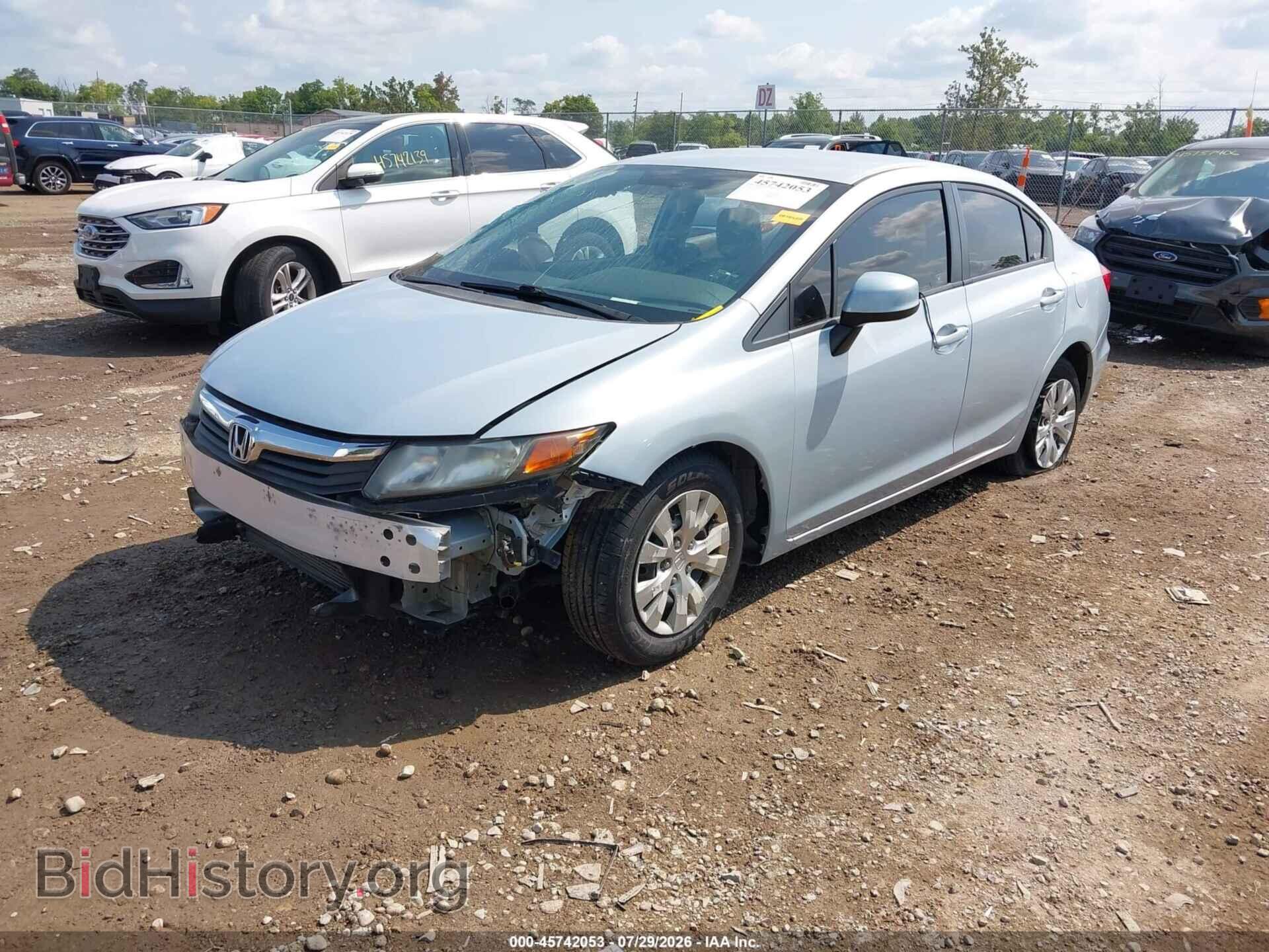 2012 HONDA CIVIC - VIN: 2HGFB2F56CH559444 - Фото 2
