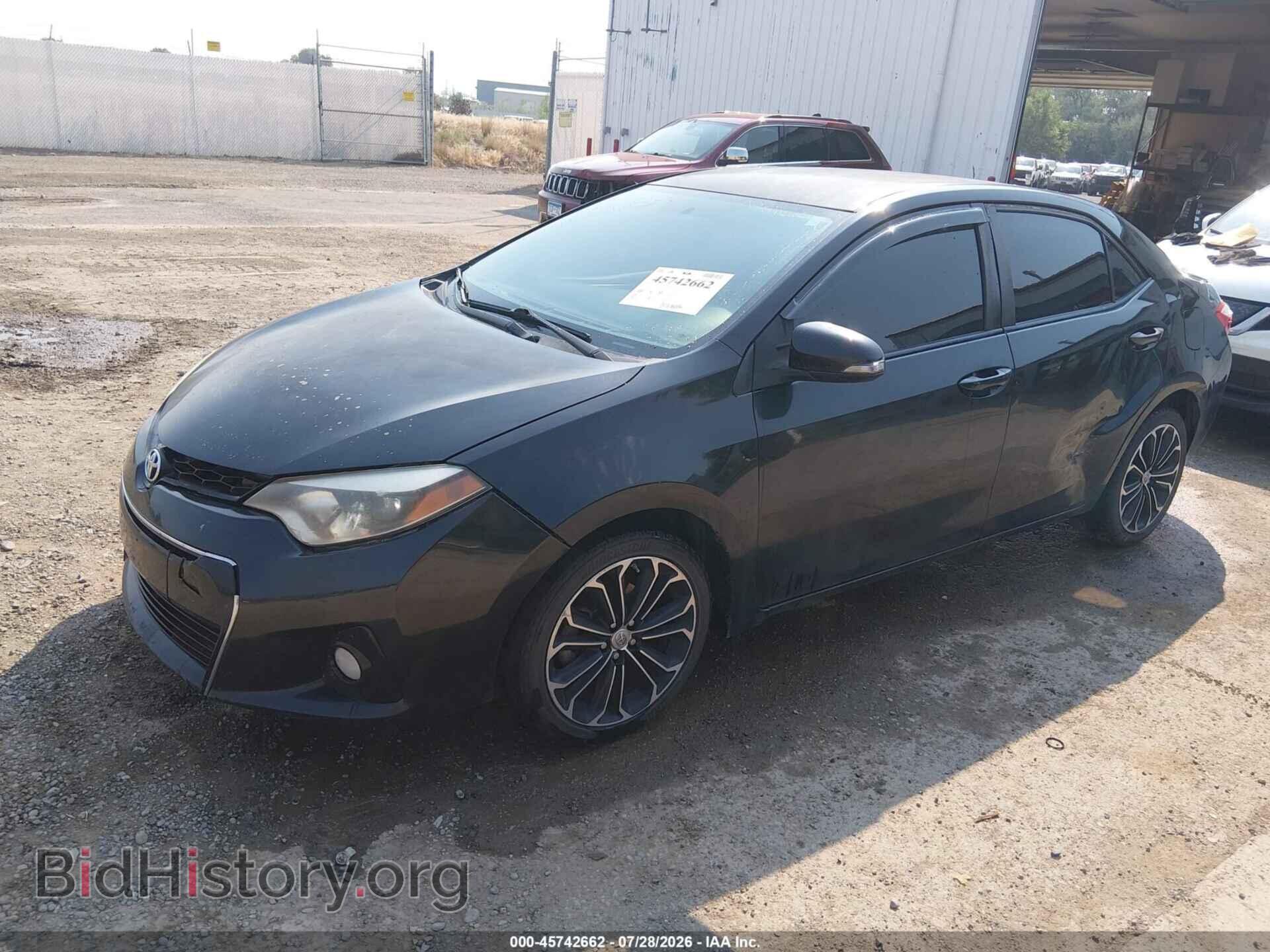 2014 TOYOTA COROLLA - VIN: 2T1BURHEXEC093205 - Фото 2