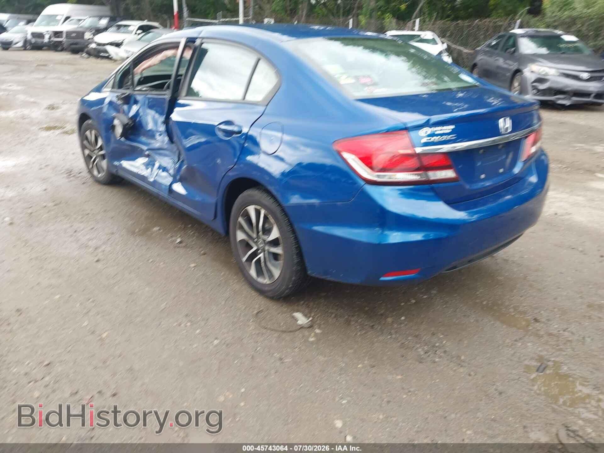 2014 HONDA CIVIC - VIN: 19XFB2F89EE220362 - Фото 3