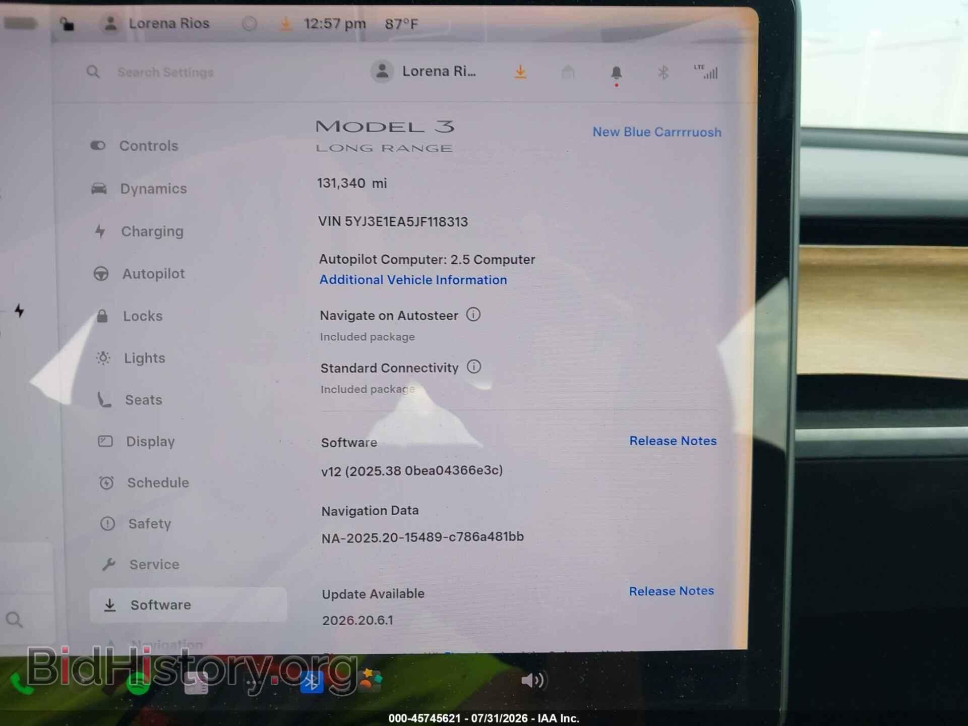 2018 TESLA MODEL 3 - VIN: 5YJ3E1EA5JF118313 - Фото 7