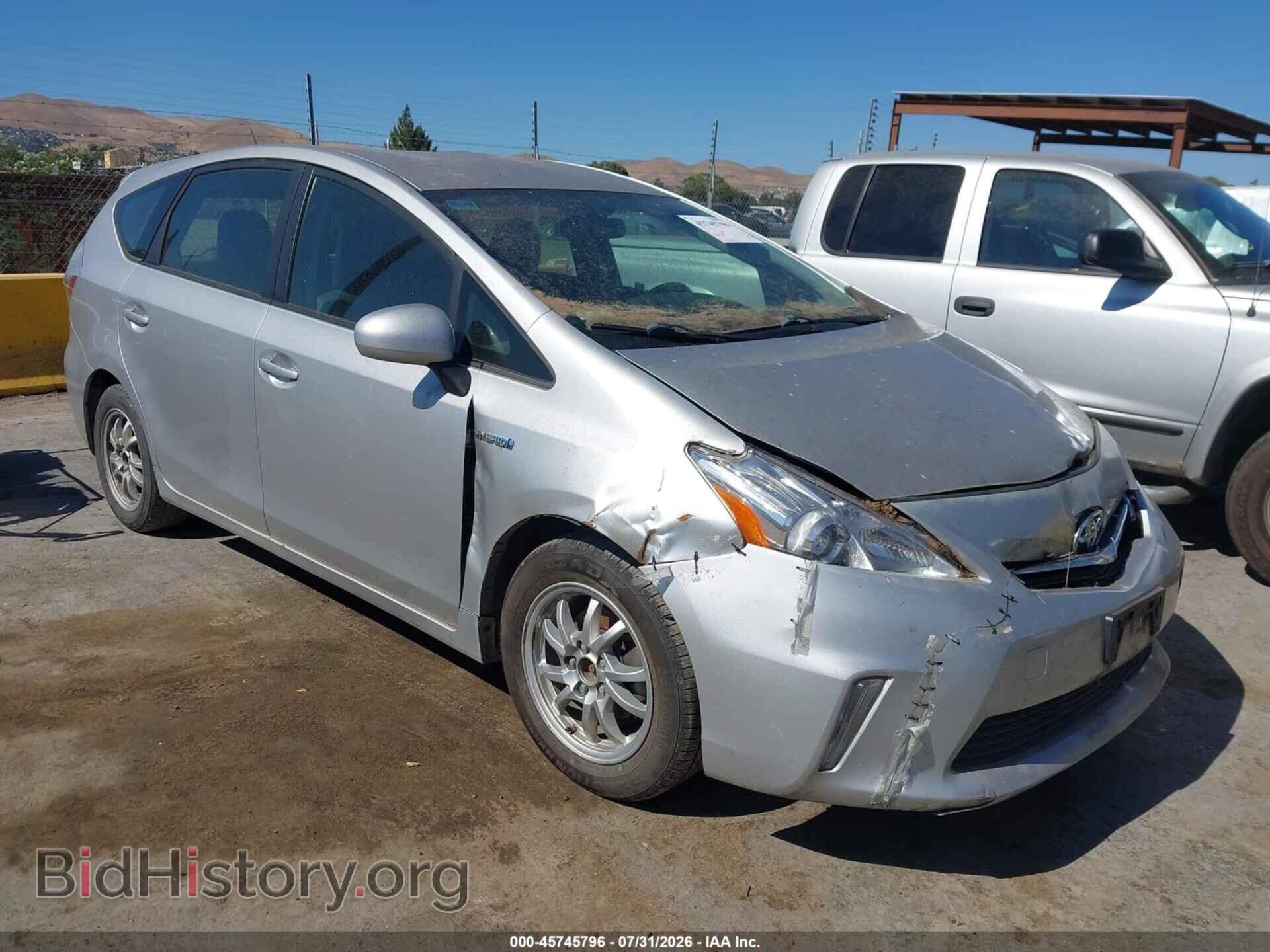 Фотография JTDZN3EUXC3023682 - TOYOTA PRIUS V 2012