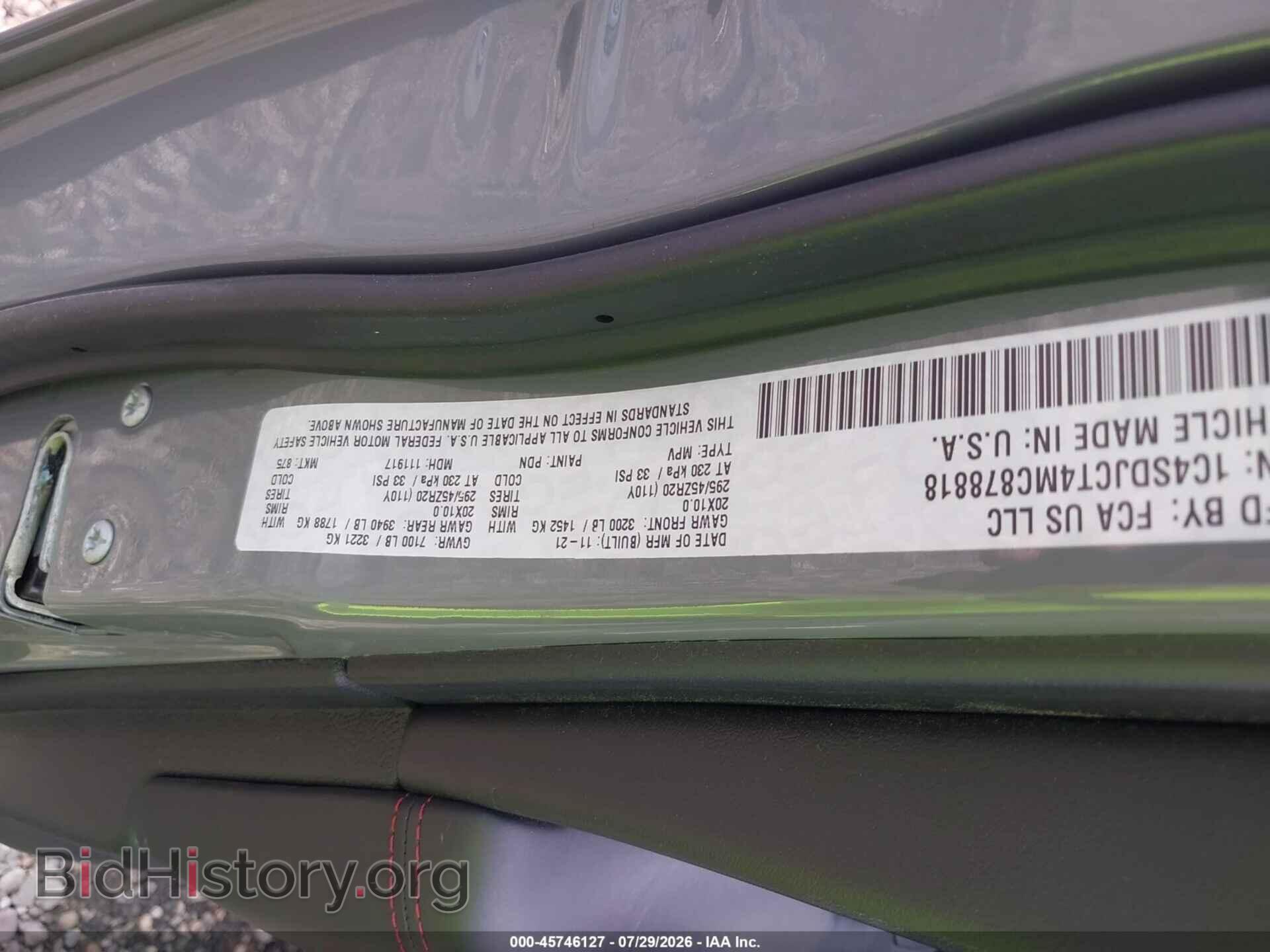 2021 DODGE DURANGO - VIN: 1C4SDJCT4MC878818 - Photo 9