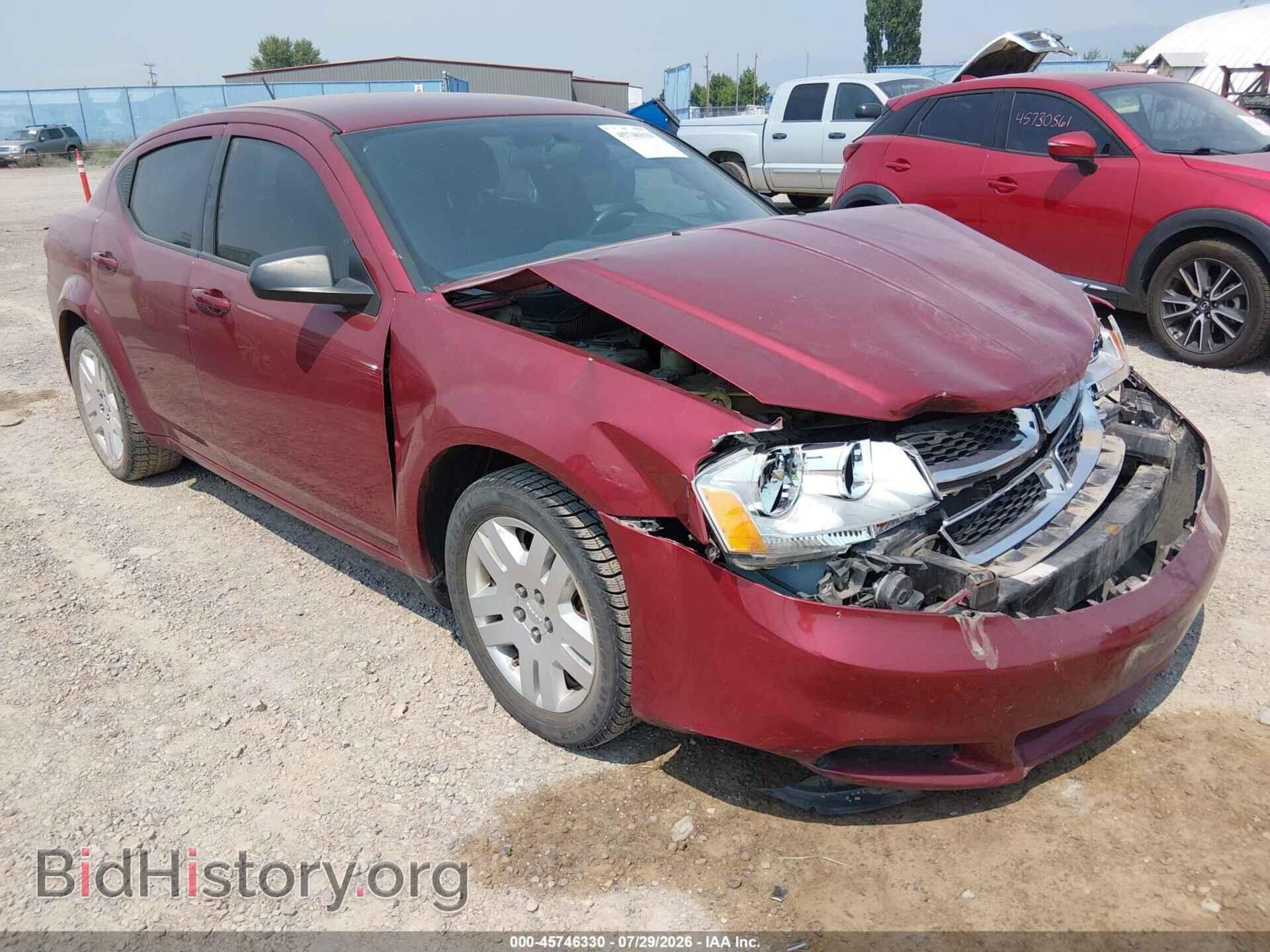 Photo 1C3CDZAG2EN217758 - DODGE AVENGER 2014
