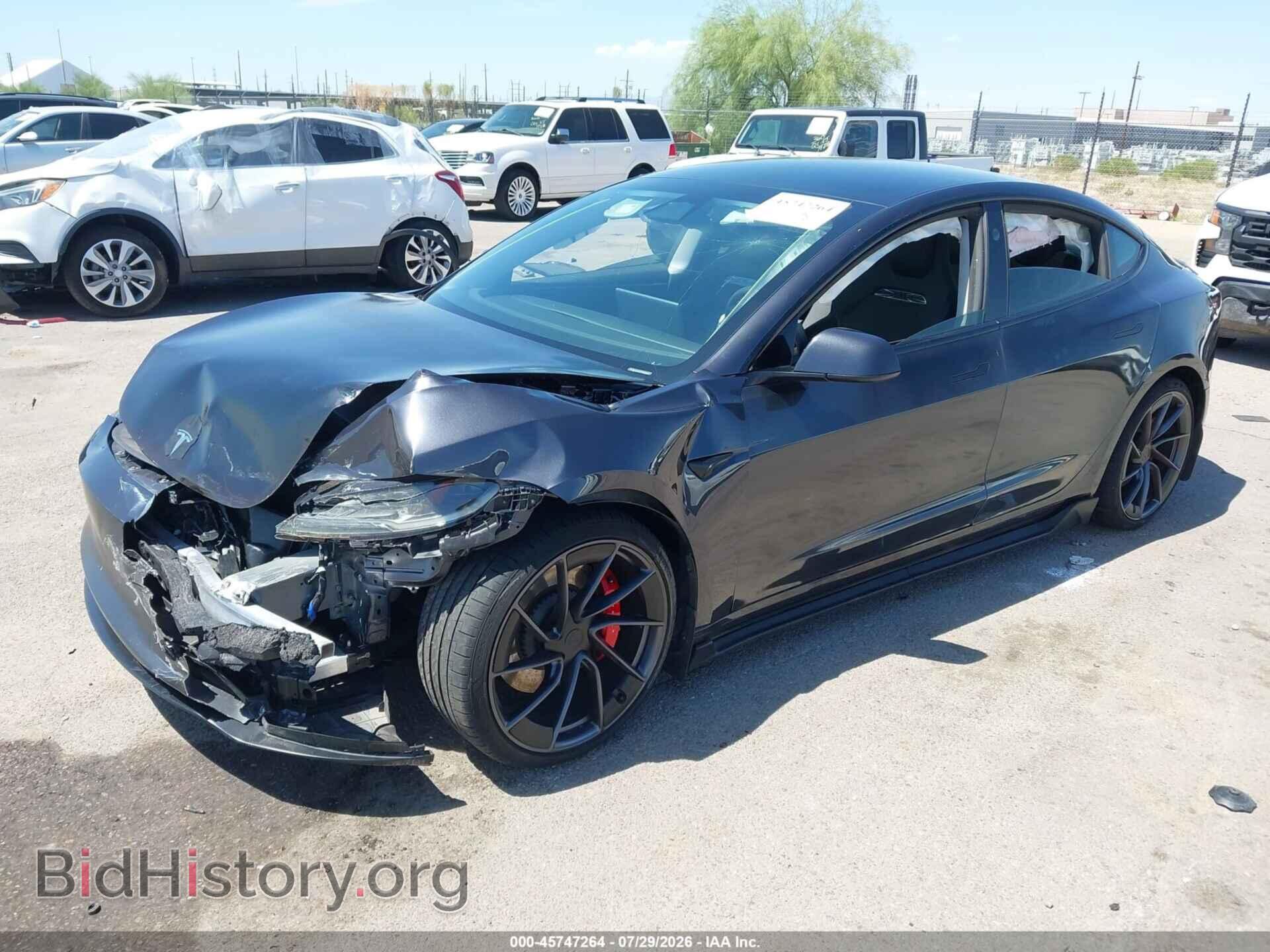 2024 TESLA MODEL 3 - VIN: 5YJ3E1ET4RF826601 - Фото 2