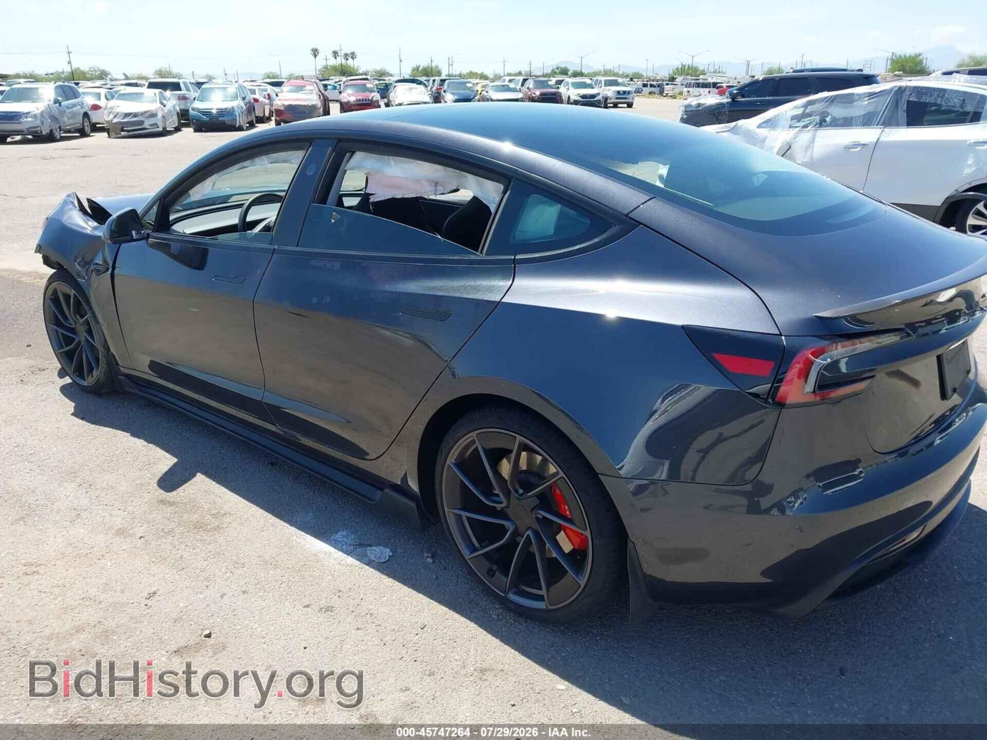 2024 TESLA MODEL 3 - VIN: 5YJ3E1ET4RF826601 - Фото 3
