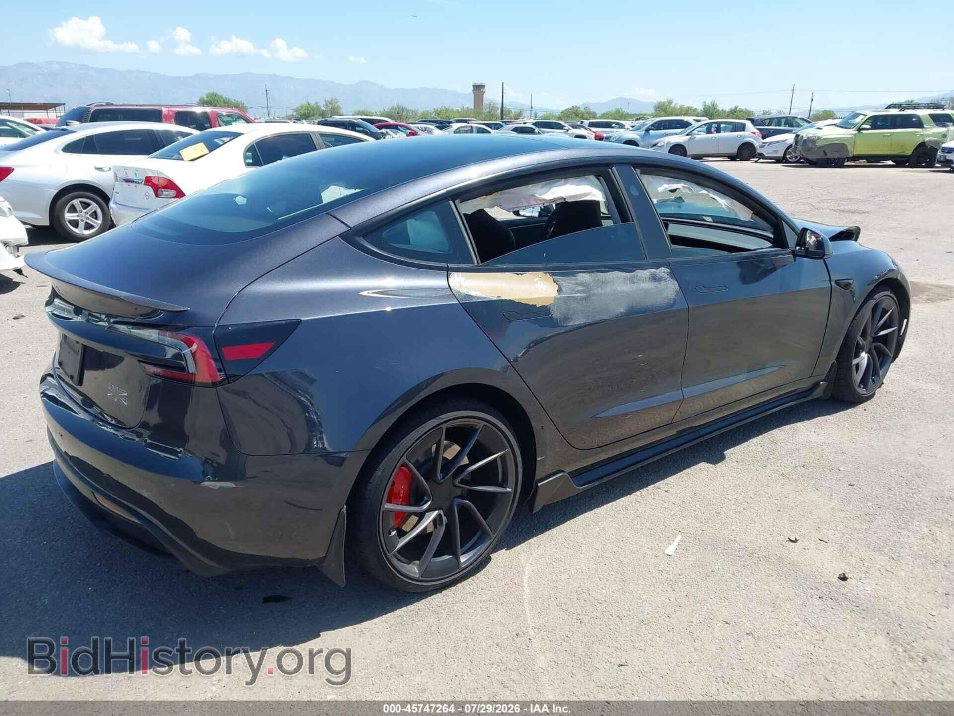 2024 TESLA MODEL 3 - VIN: 5YJ3E1ET4RF826601 - Фото 4