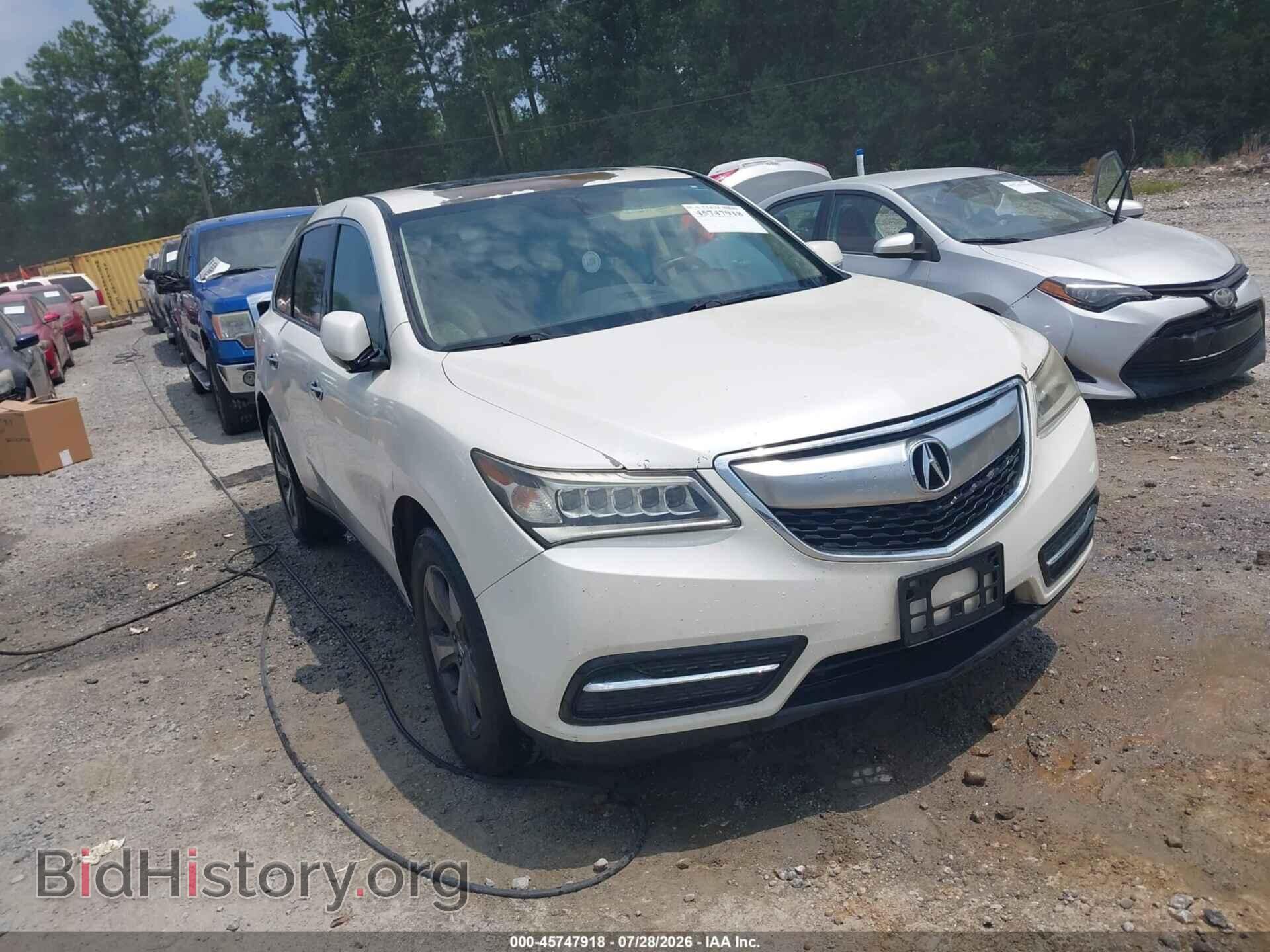 Фотография 5FRYD3H2XEB007432 - ACURA MDX 2014
