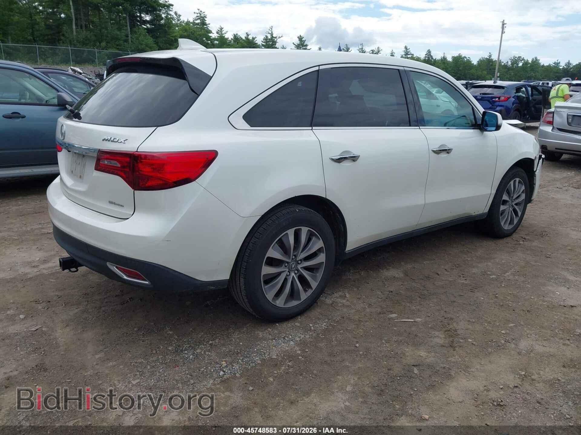2014 ACURA MDX - VIN: 5FRYD4H64EB023876 - Photo 4