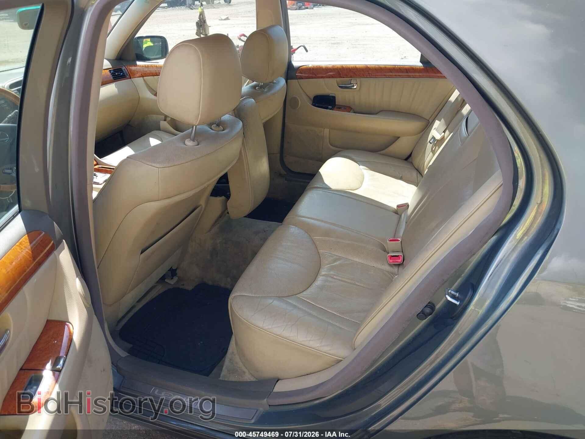2005 LEXUS LS 430 - VIN: JTHBN36F955007576 - Фото 8