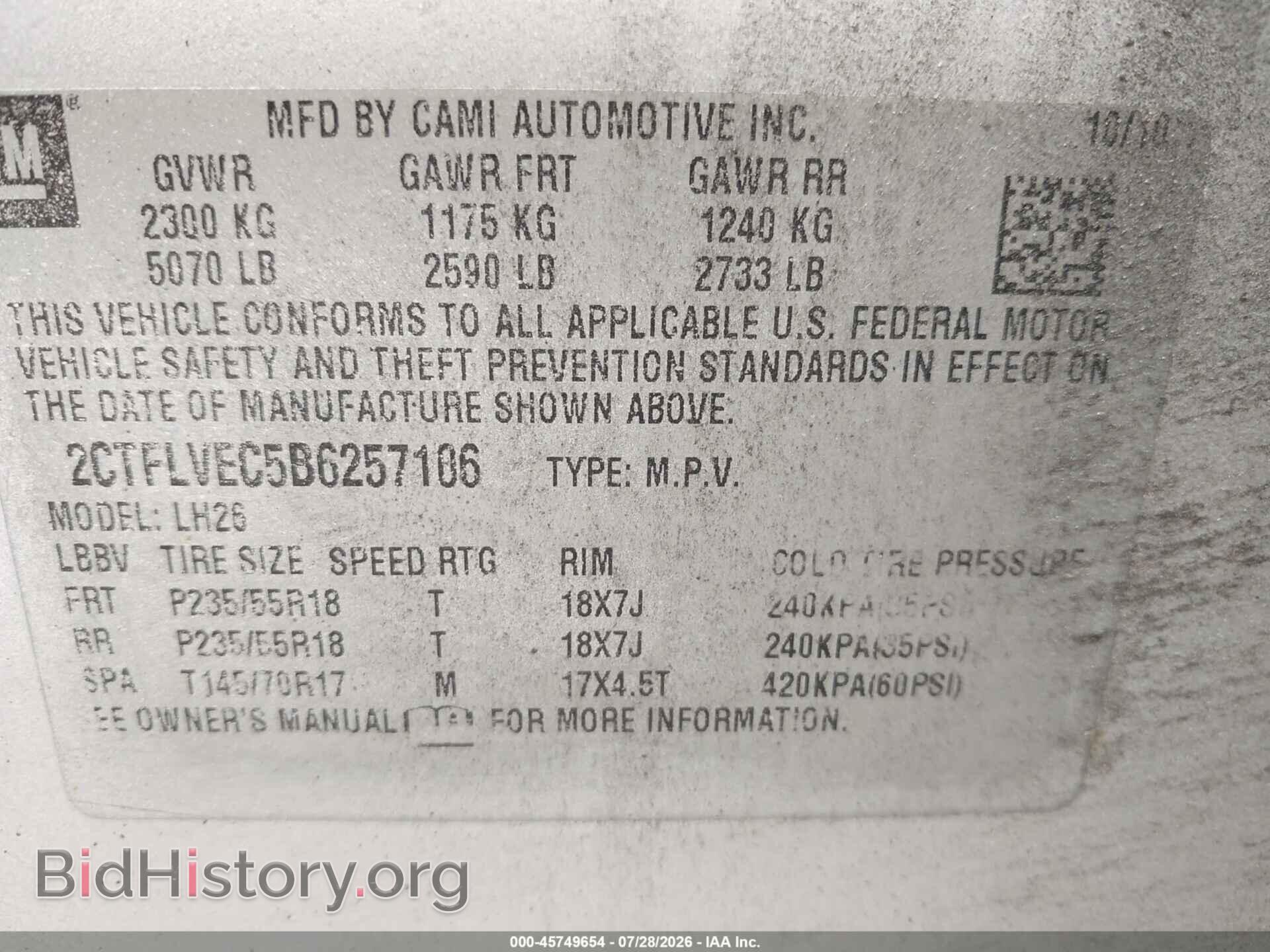 2011 GMC TERRAIN - VIN: 2CTFLVEC5B6257106 - Фото 9