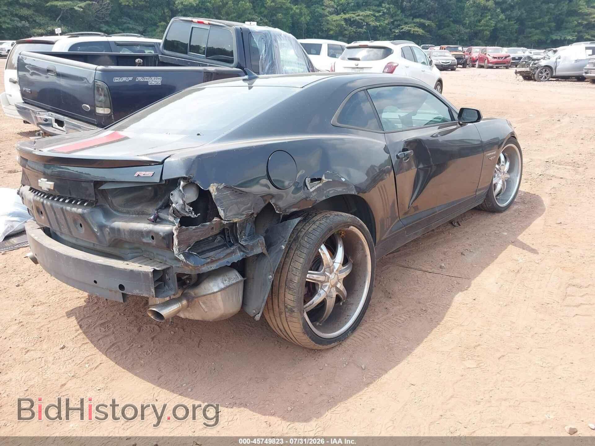 2012 CHEVROLET CAMARO - VIN: 2G1FC1E36C9120589 - Фото 4