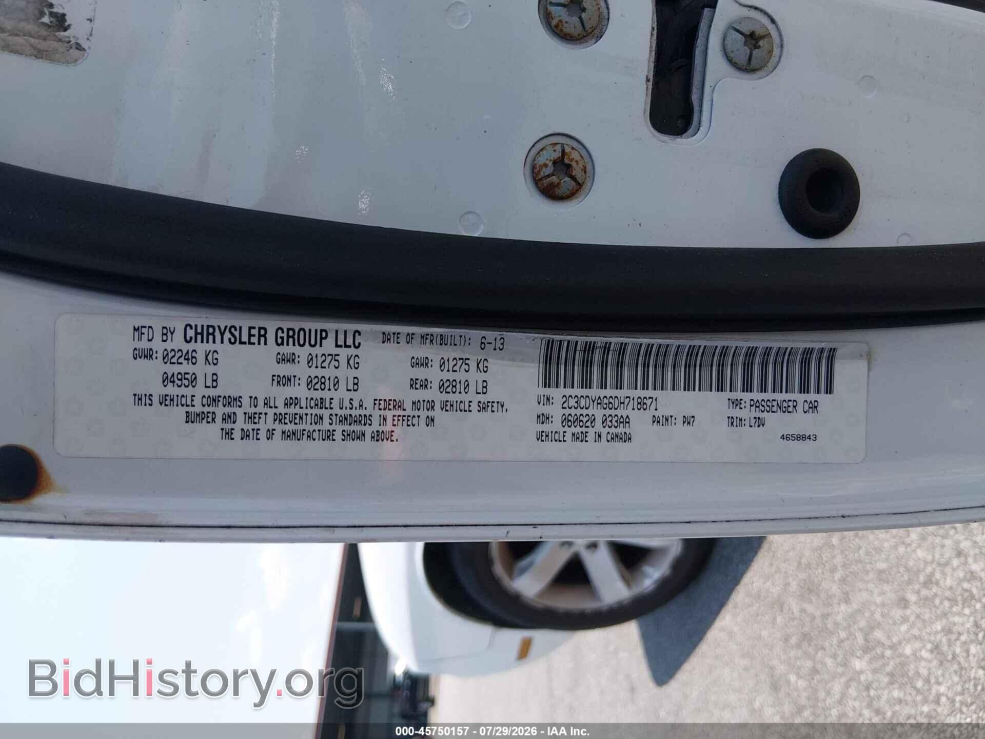 2013 DODGE CHALLENGER - VIN: 2C3CDYAG6DH718671 - Photo 9
