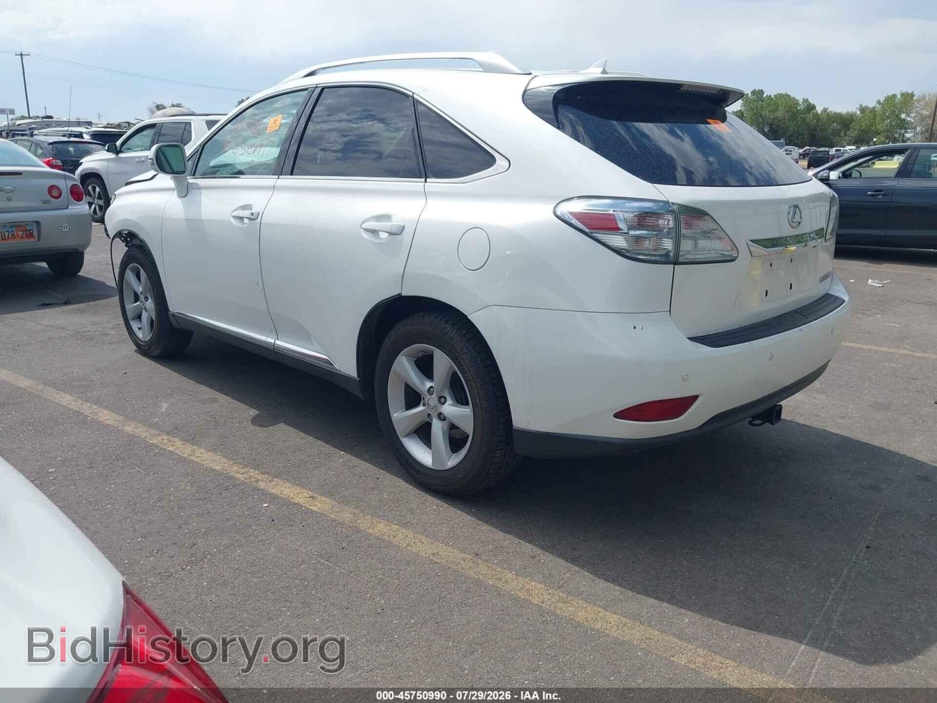 2012 LEXUS RX 350 - VIN: 2T2BK1BA5CC137553 - Photo 3