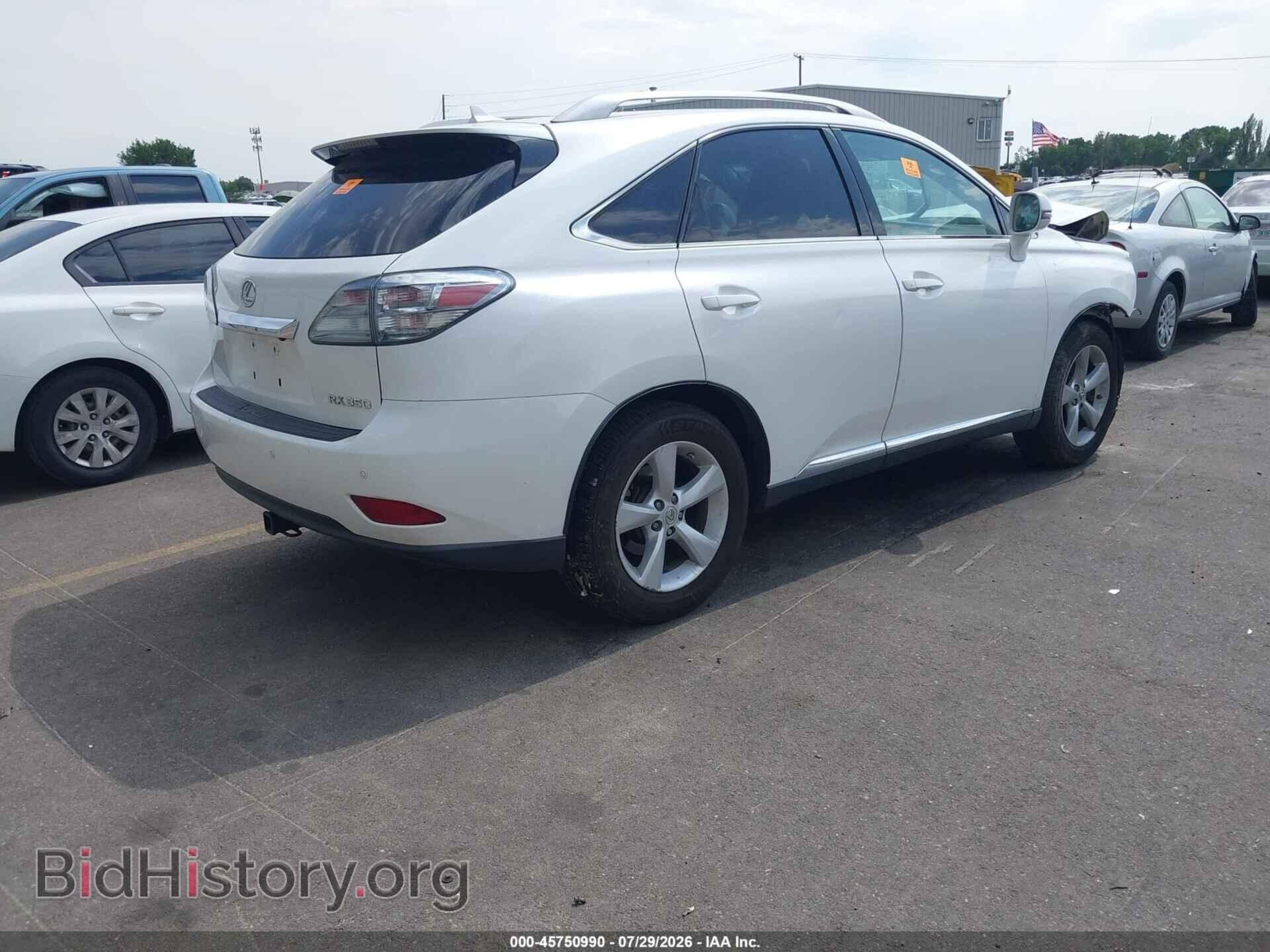 2012 LEXUS RX 350 - VIN: 2T2BK1BA5CC137553 - Photo 4