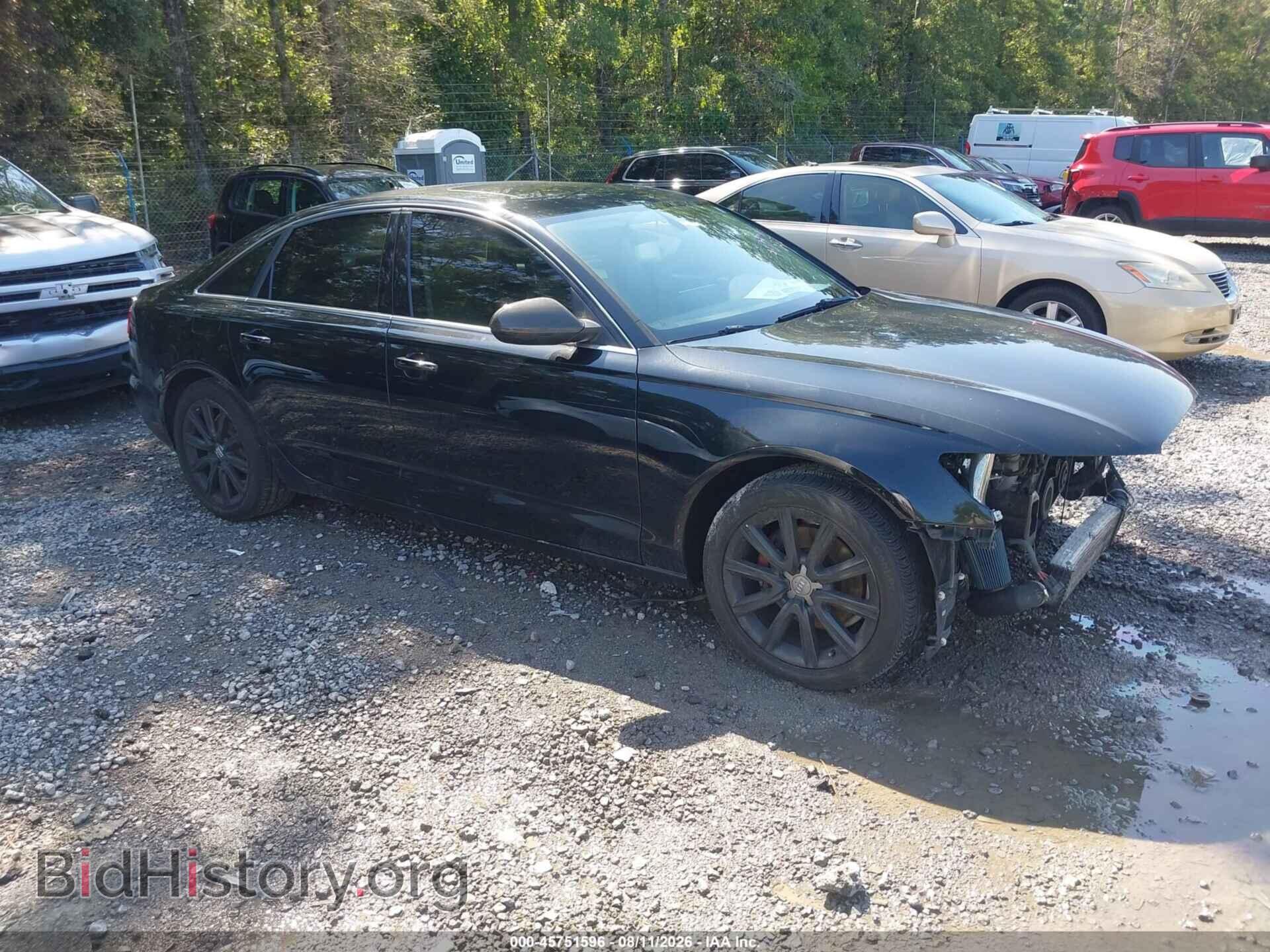 2013 Audi A6 2.0T Premium (VIN WAUGFAFC4DN146217) — photo 1 of 16, IAAI, damage: front end