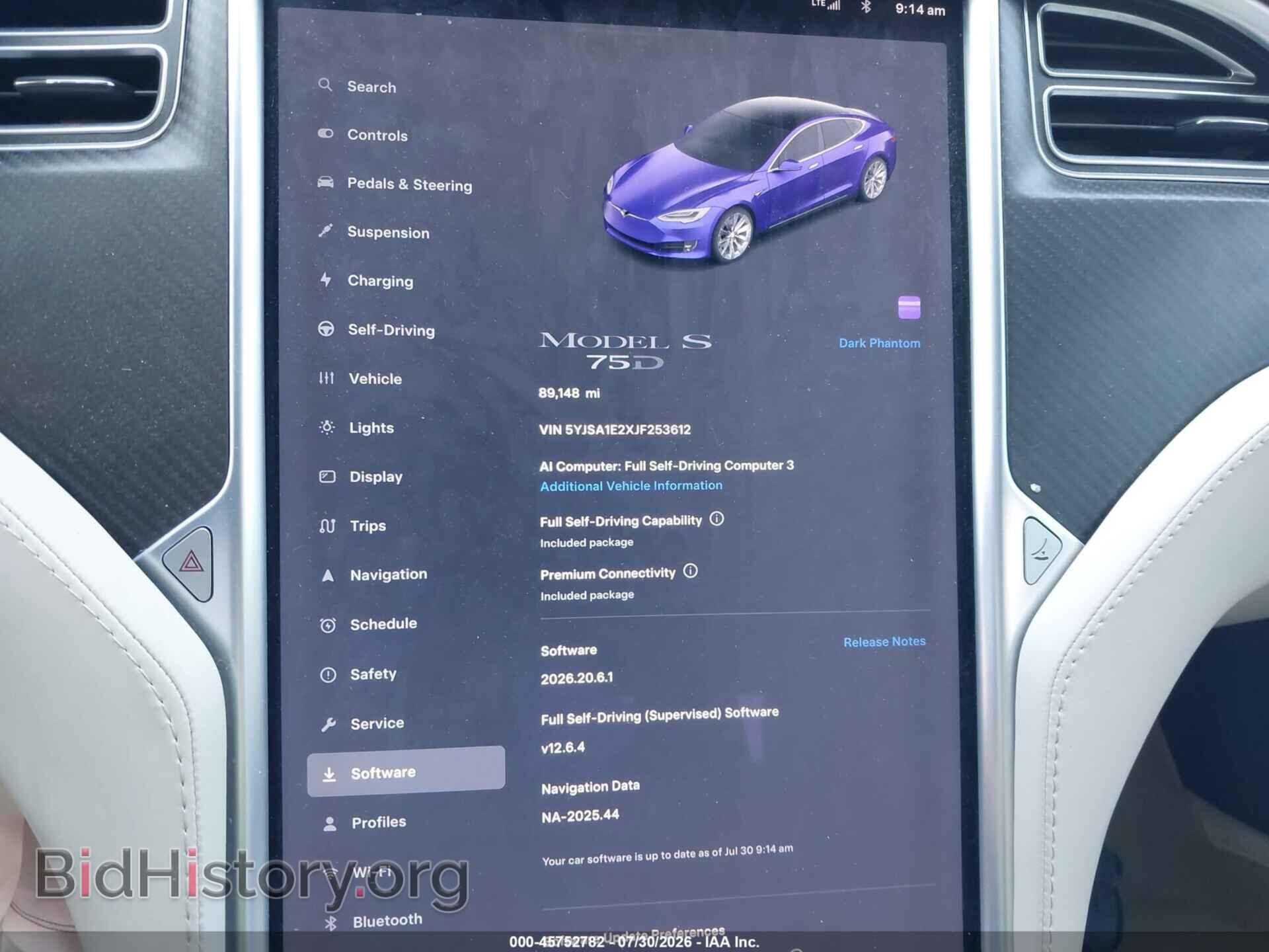 2018 TESLA MODEL S - VIN: 5YJSA1E2XJF253612 - Photo 7