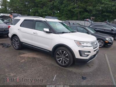 2016 Ford EXPLORER Platinum, белый — VIN 1FM5K8HT4GGA74399, IAAI