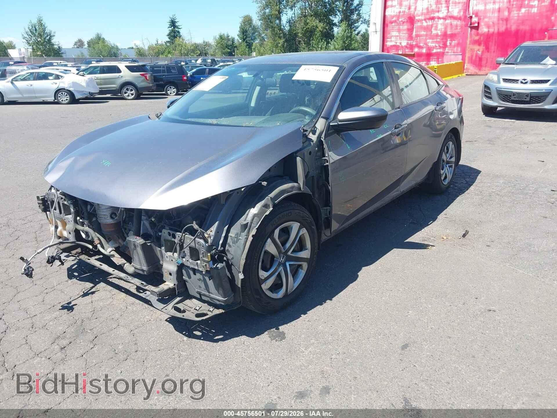 2016 HONDA CIVIC - VIN: 2HGFC2F5XGH532184 - Фото 2