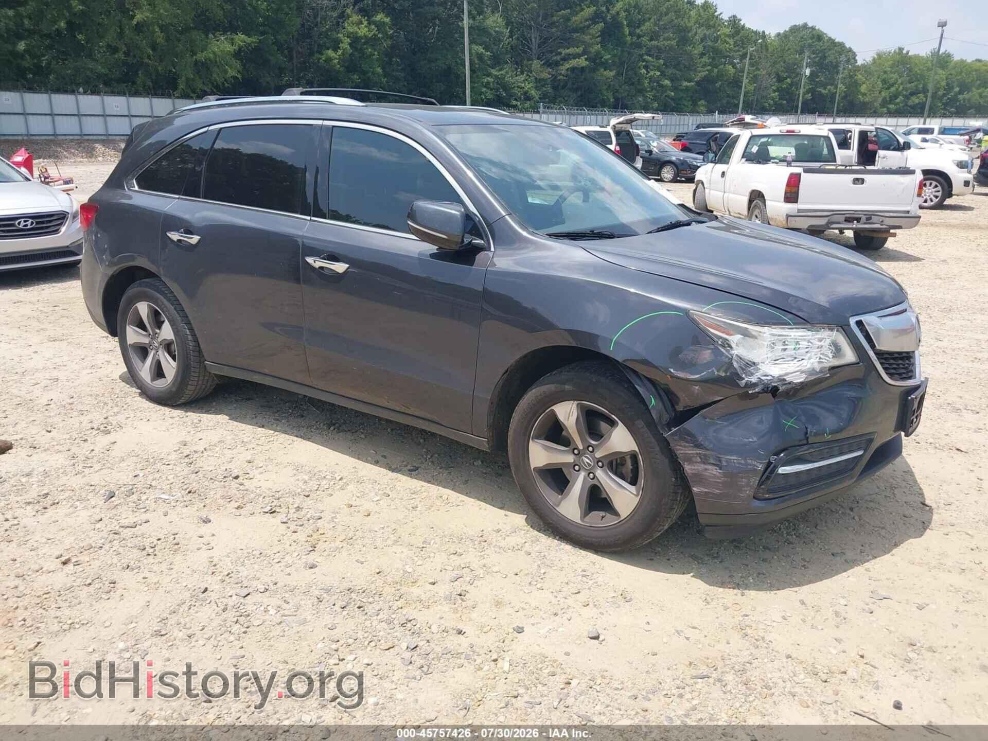 Photo 5FRYD3H24GB016646 - ACURA MDX 2016