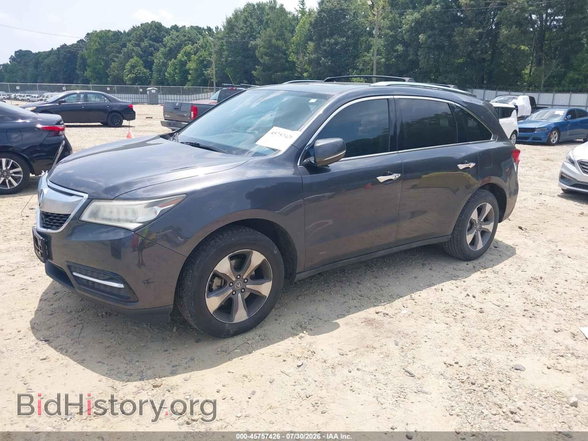 2016 ACURA MDX - VIN: 5FRYD3H24GB016646 - Photo 2