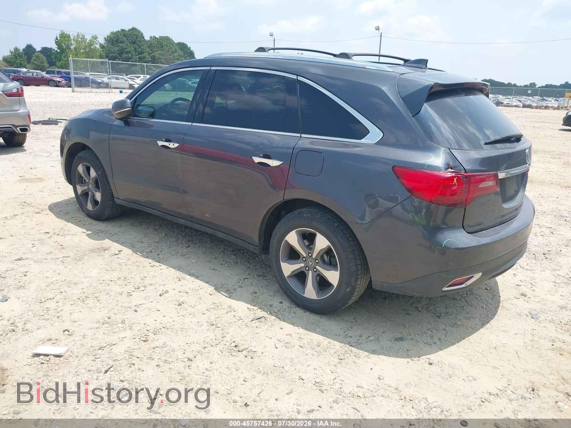 2016 ACURA MDX - VIN: 5FRYD3H24GB016646 - Photo 3