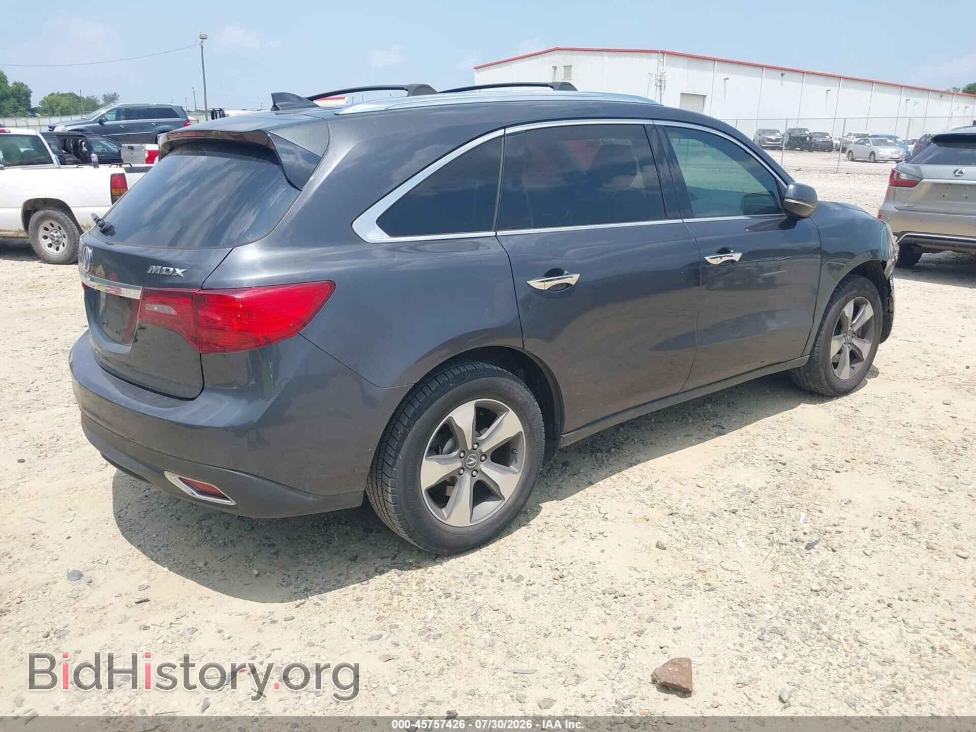 2016 ACURA MDX - VIN: 5FRYD3H24GB016646 - Photo 4