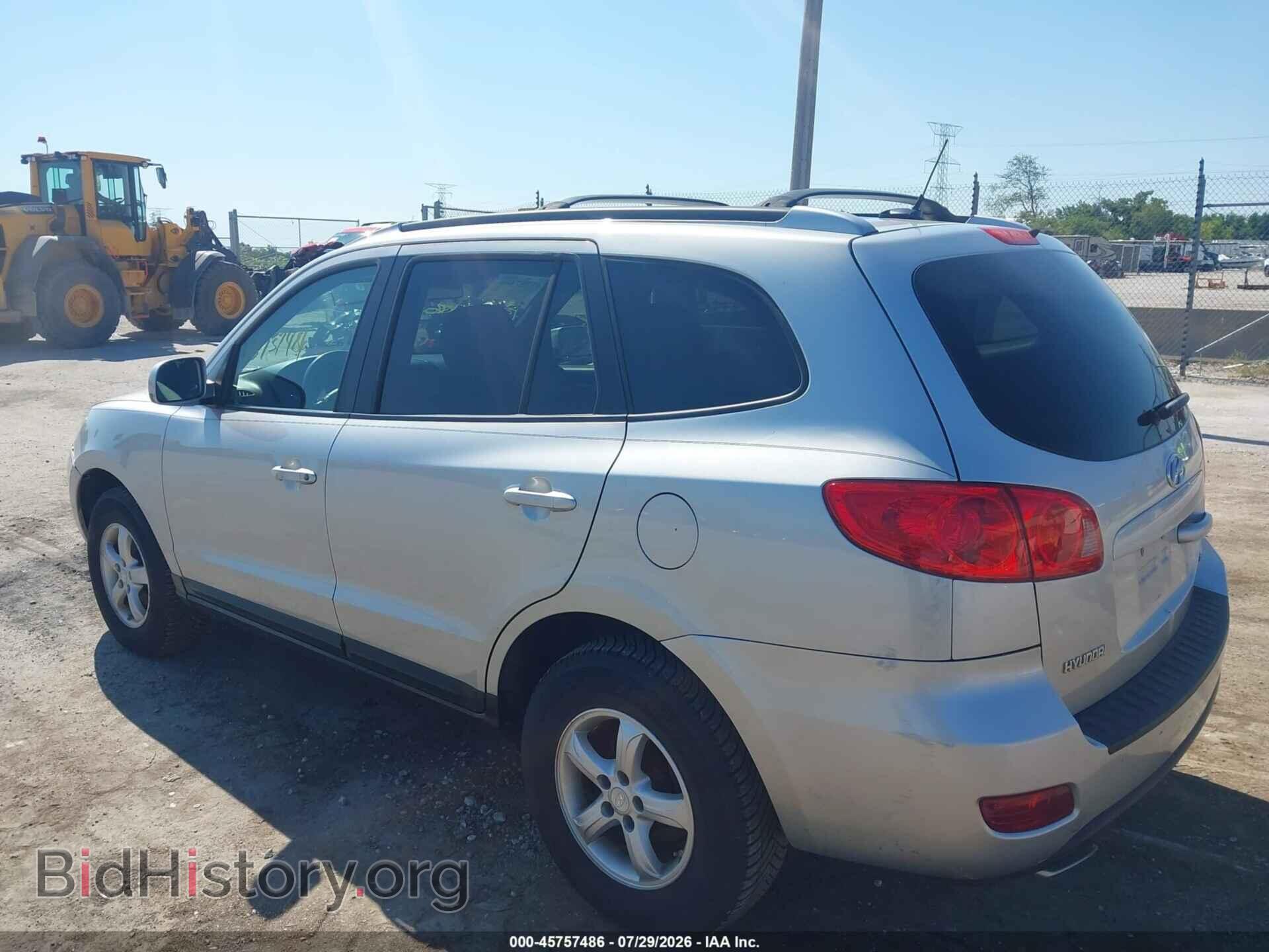 2007 HYUNDAI SANTA FE - VIN: 5NMSG13D87H098763 - Фото 3