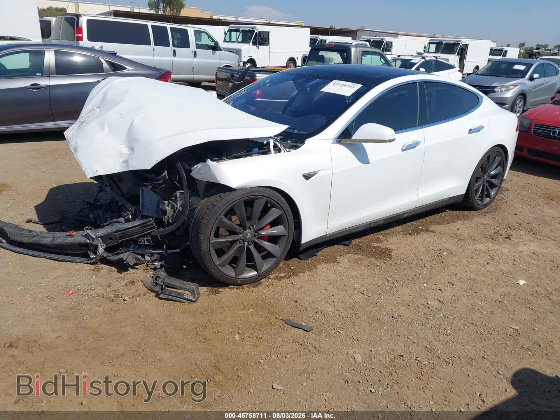 2014 TESLA MODEL S - VIN: 5YJSA1H28EFP67508 - Photo 2