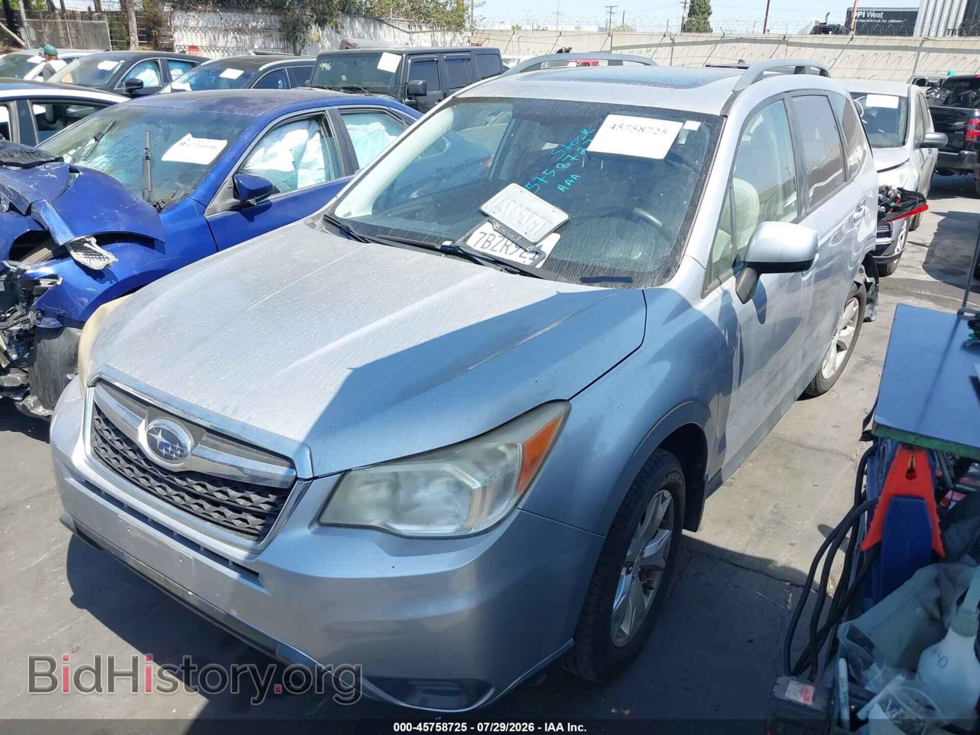 2014 SUBARU FORESTER - VIN: JF2SJAEC8EH455347 - Фото 2