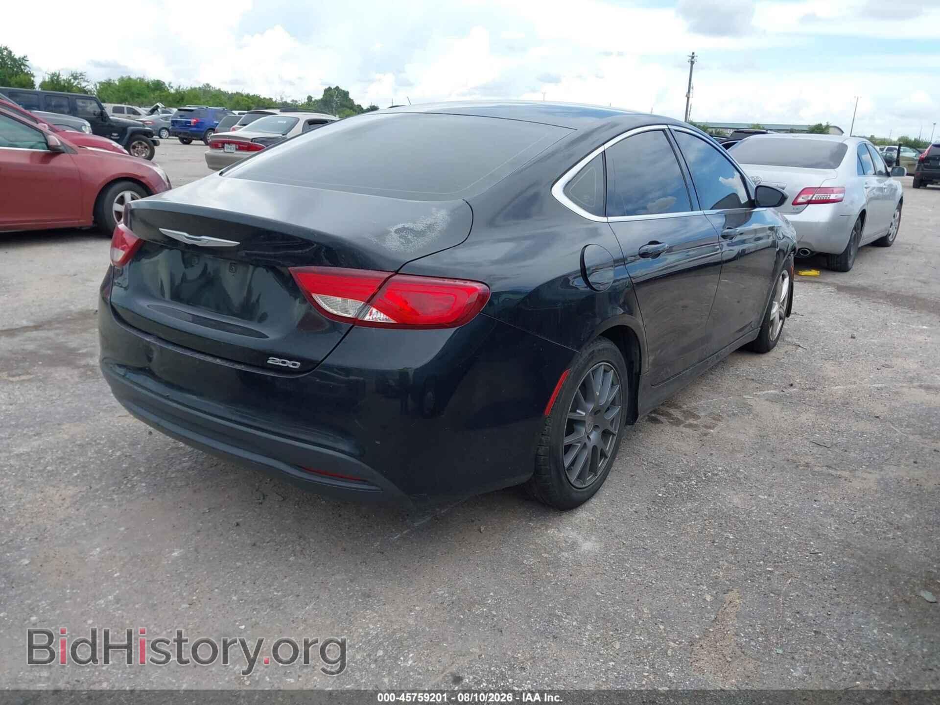 2015 CHRYSLER 200 - VIN: 1C3CCCFB0FN547509 - Фото 4