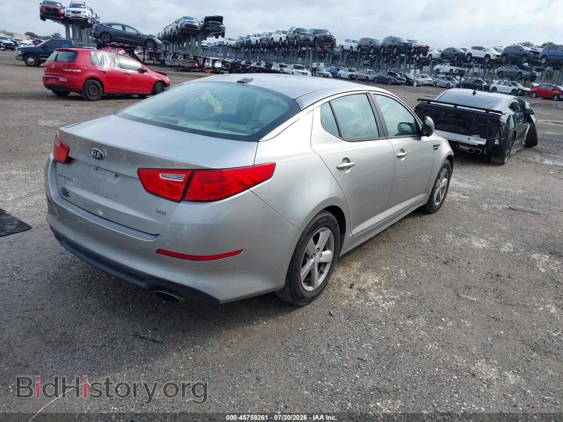 2014 KIA OPTIMA - VIN: 5XXGM4A72EG266230 - Фото 4