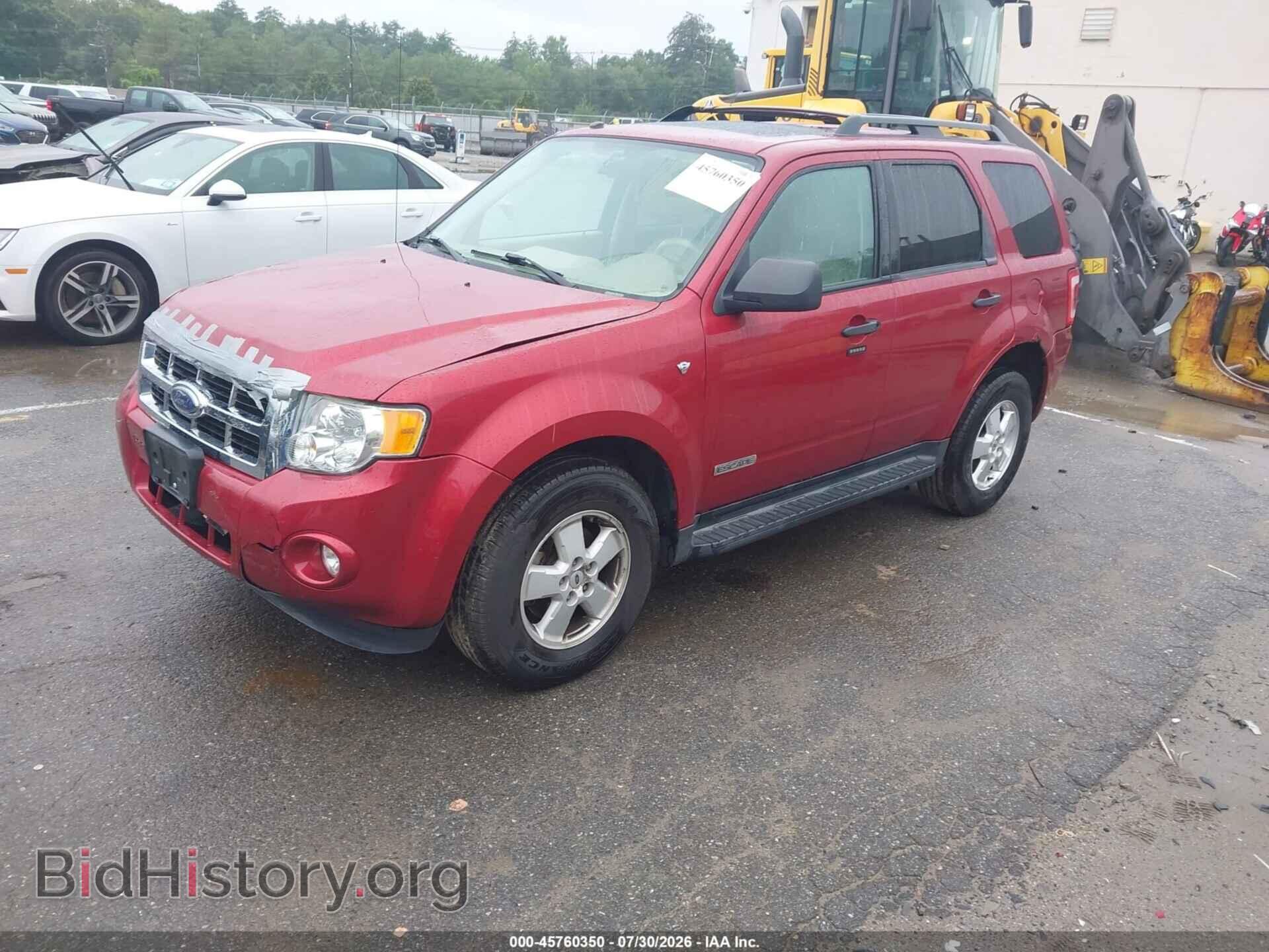 2008 FORD ESCAPE - VIN: 1FMCU93178KA38590 - Фото 2