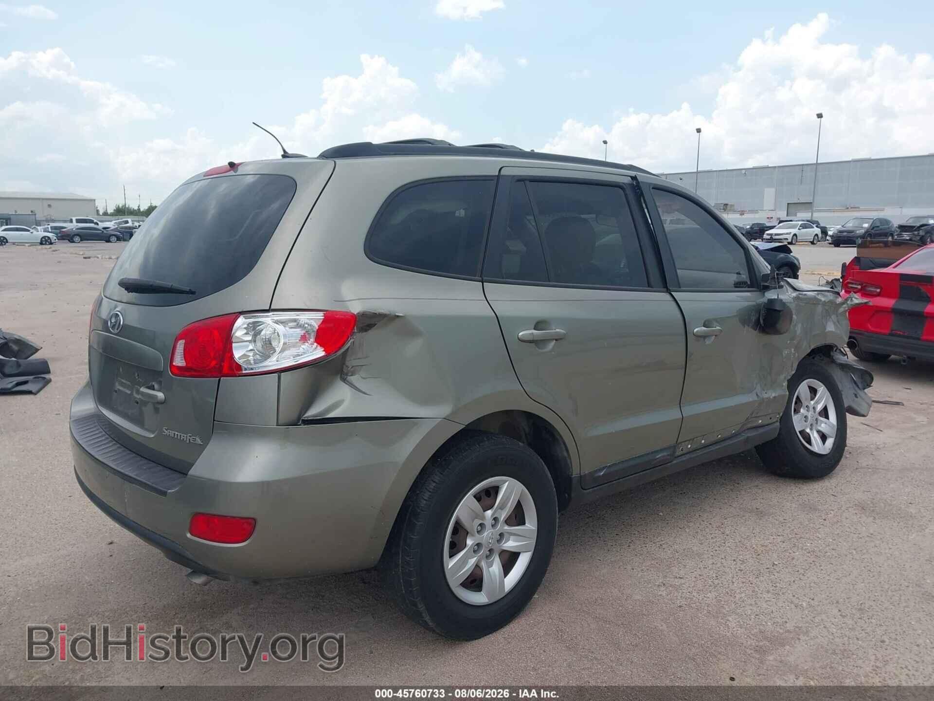 2009 HYUNDAI SANTA FE - VIN: 5NMSG13D69H257248 - Photo 4