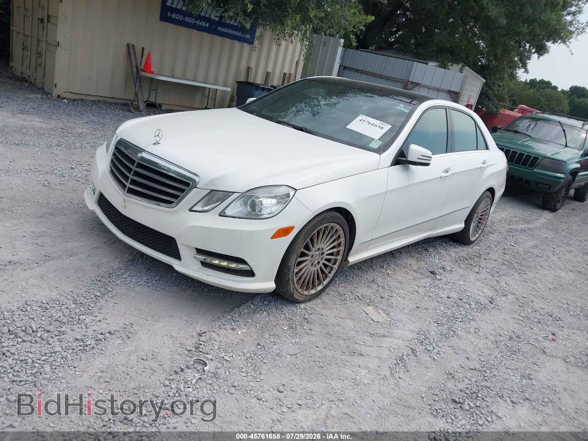 2013 MERCEDES-BENZ E - VIN: WDDHF5KBXDA762027 - Фото 2